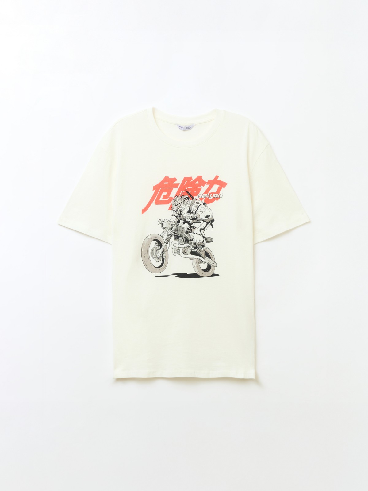 Футболка из хлопка с принтом