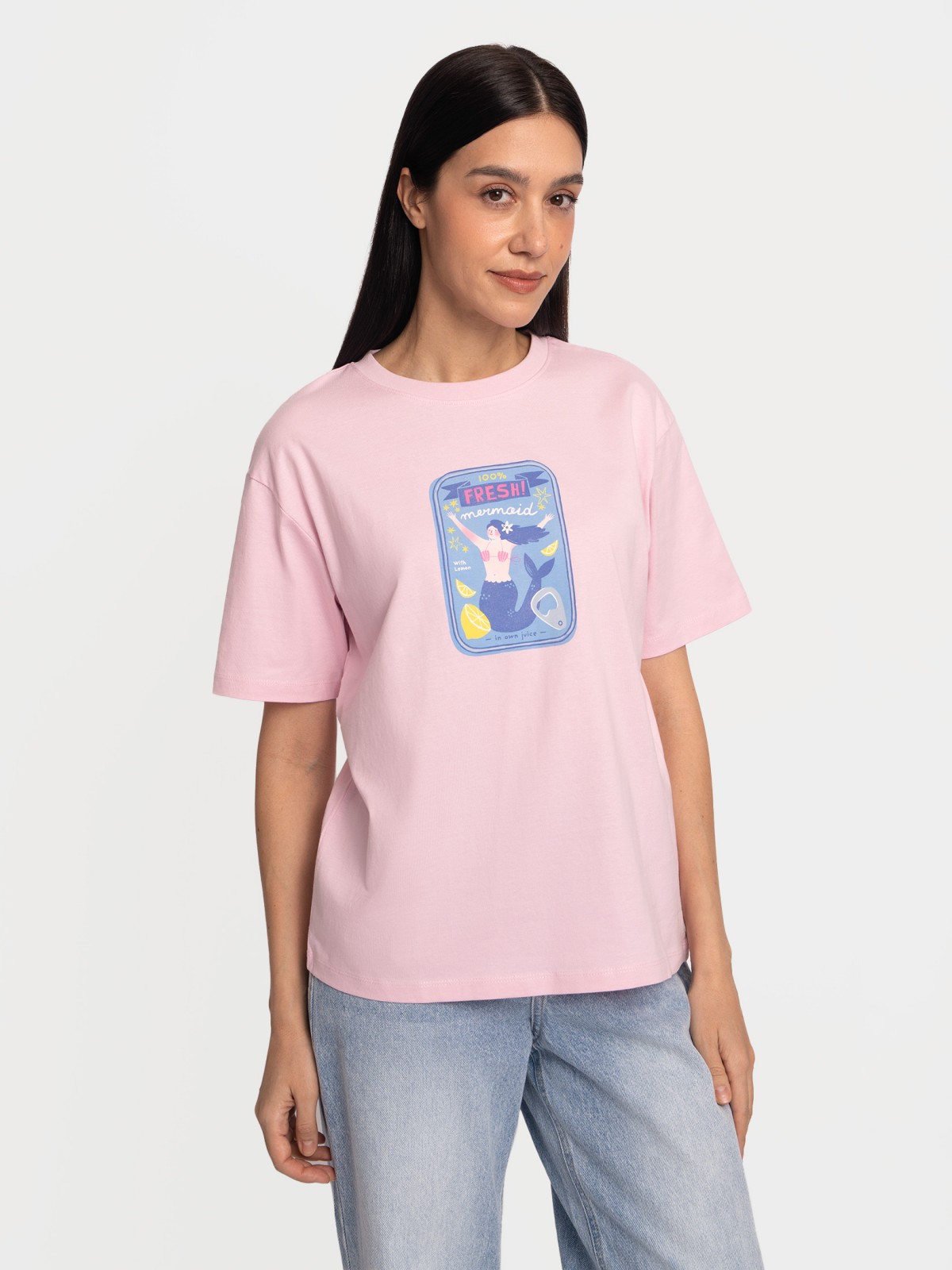 Футболка с коротким рукавом и принтом