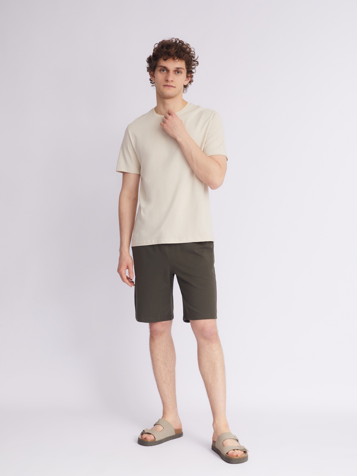 Трикотажные шорты из хлопка