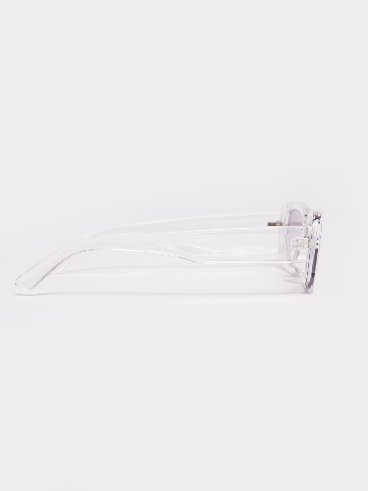 Солнцезащитные очки в полупрозрачной оправе zolla 024219Q3X105, цвет лиловый, размер No_size - фото 4