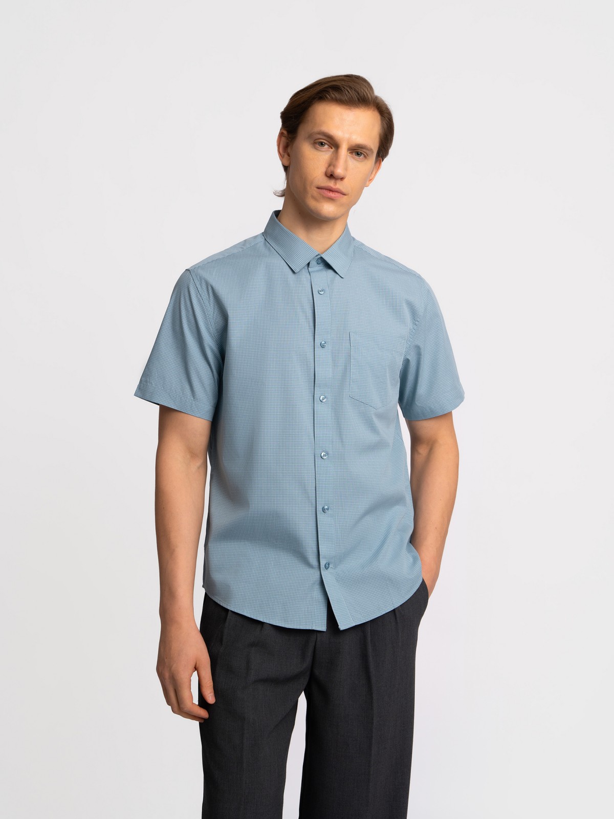 Рубашка с  короткими рукавами