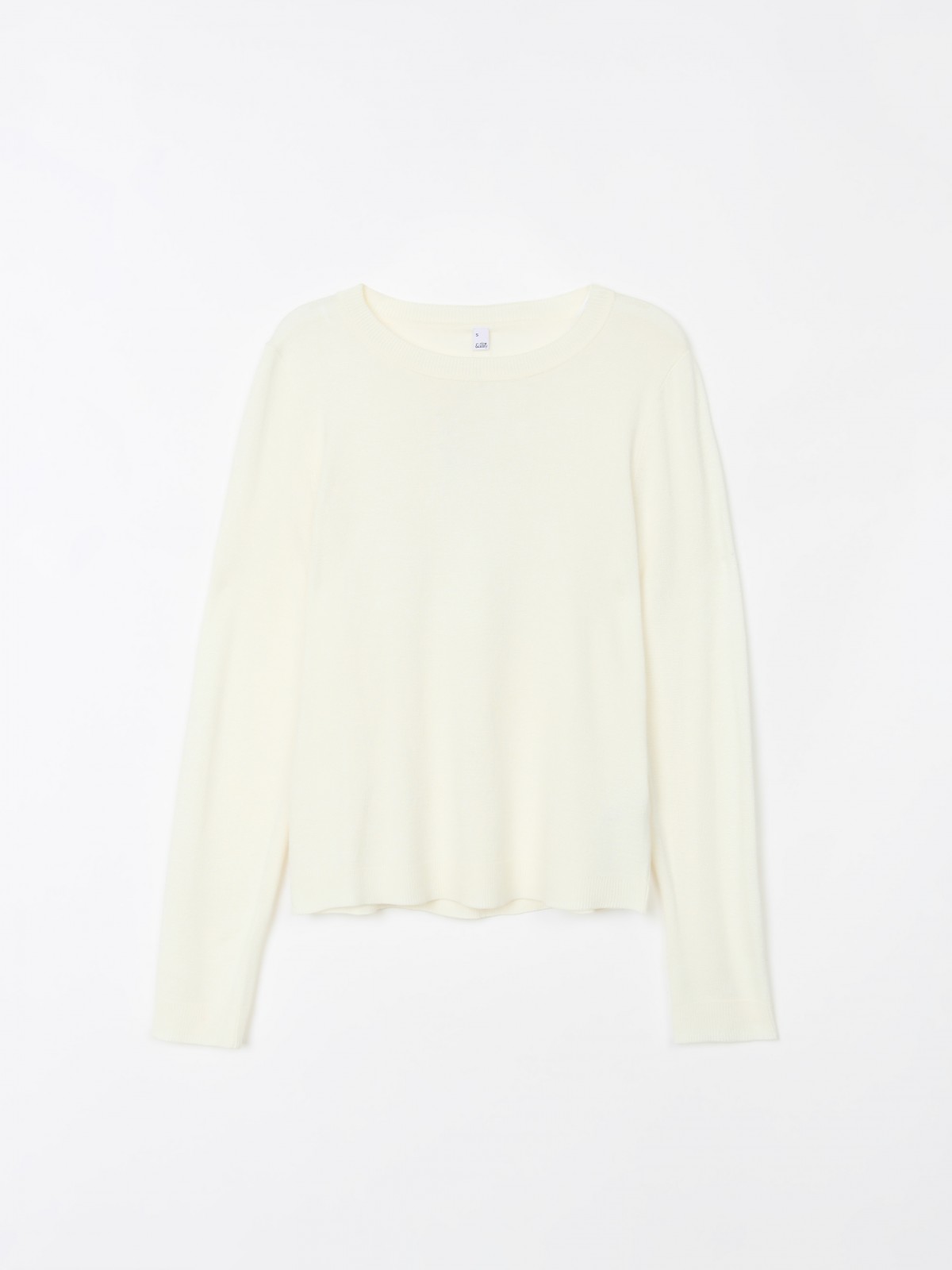 Трикотажный джемпер с длинным рукавом