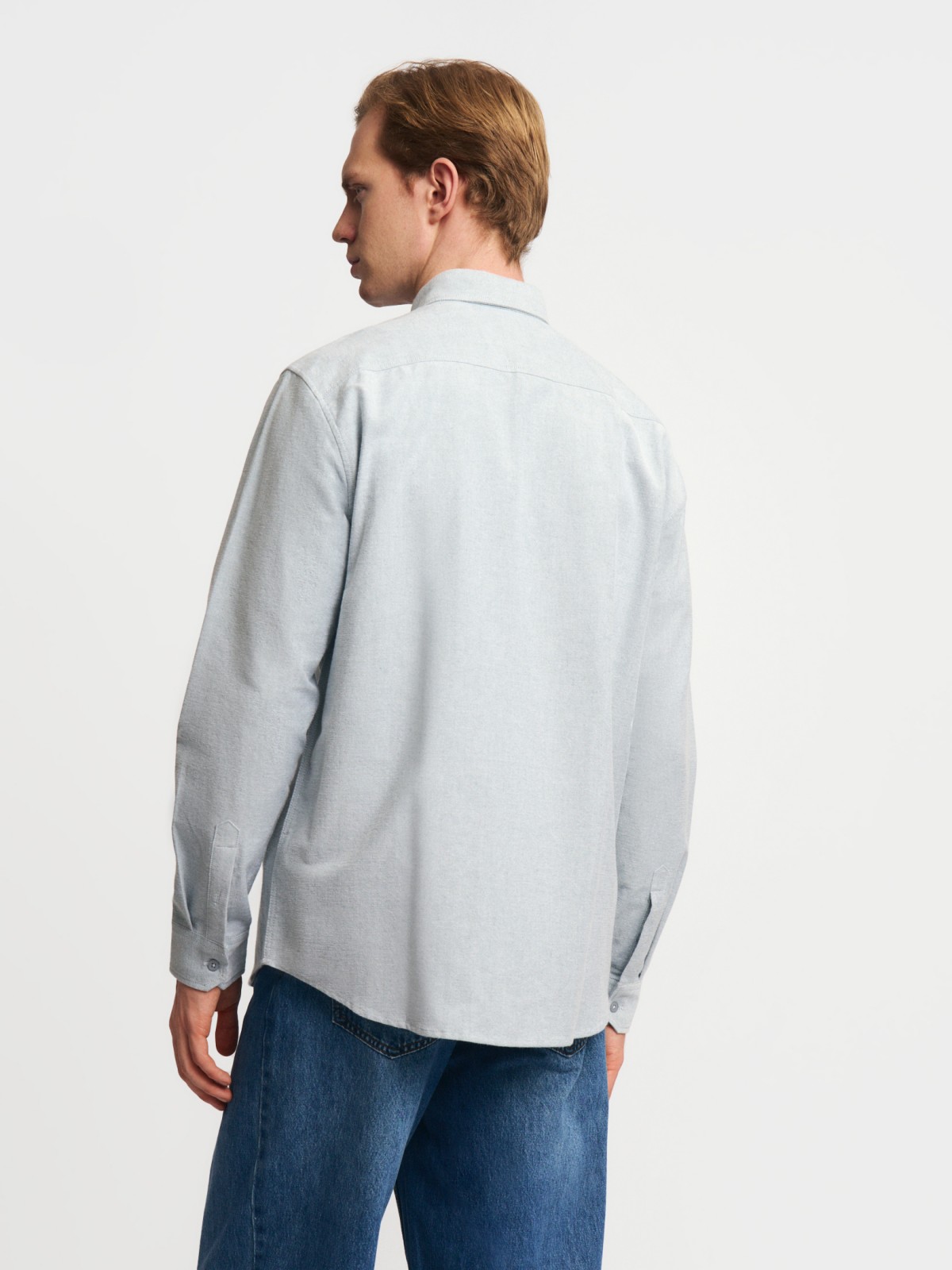 Офисная рубашка из хлопка