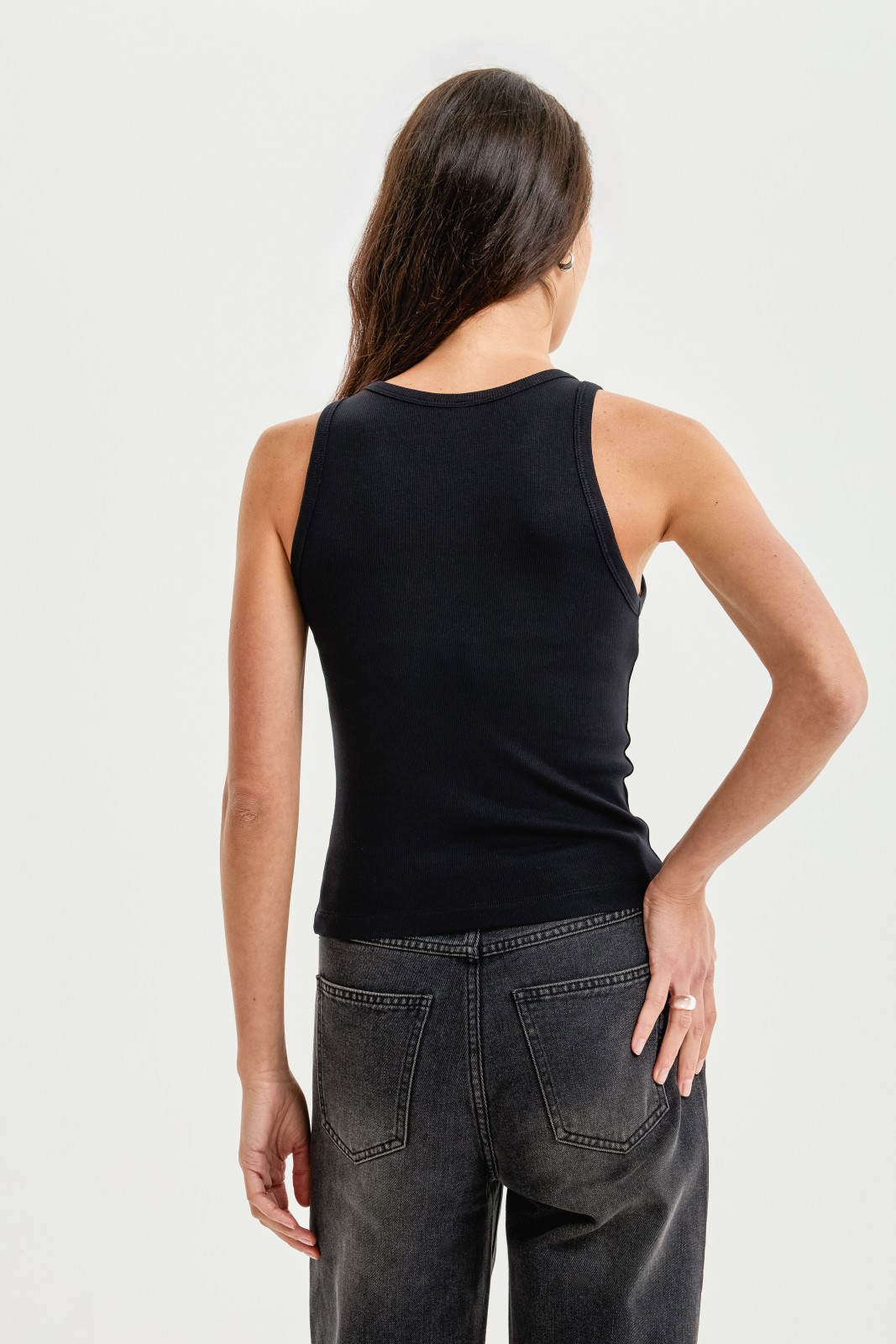 Майка из хлопка без рукавов