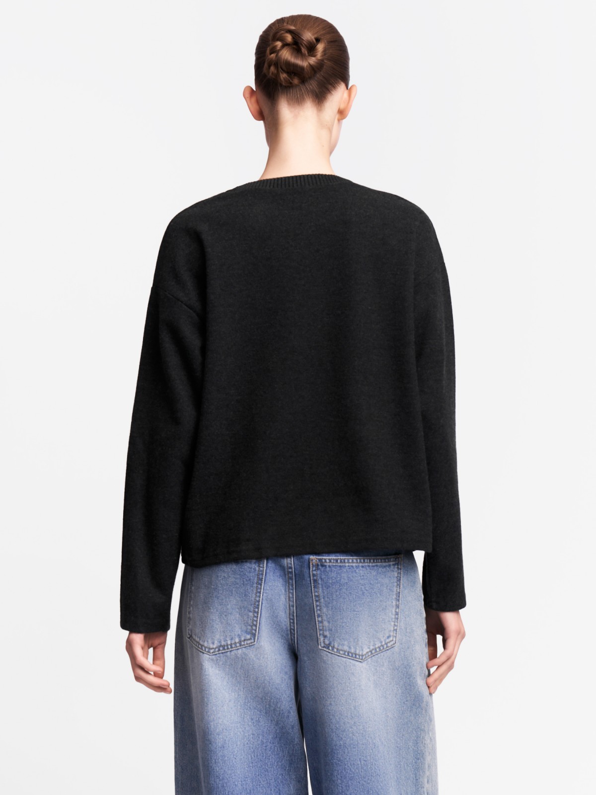 Джемпер из вязаного трикотажа