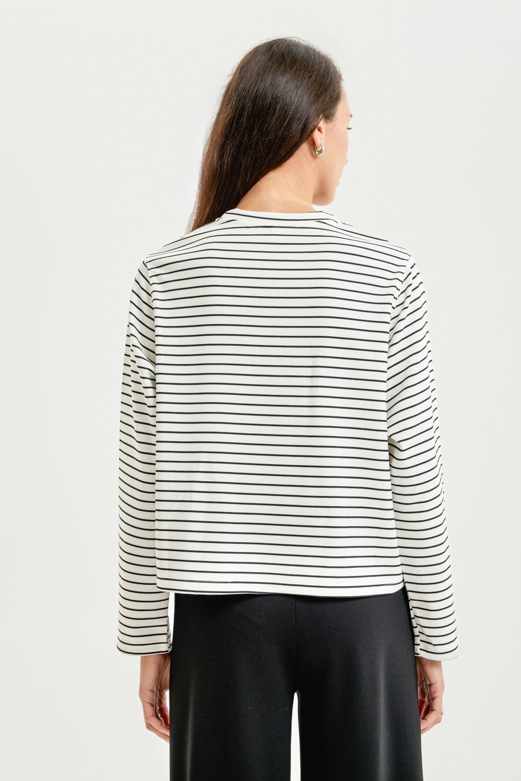 Лонгслив-тельняшка в полоску