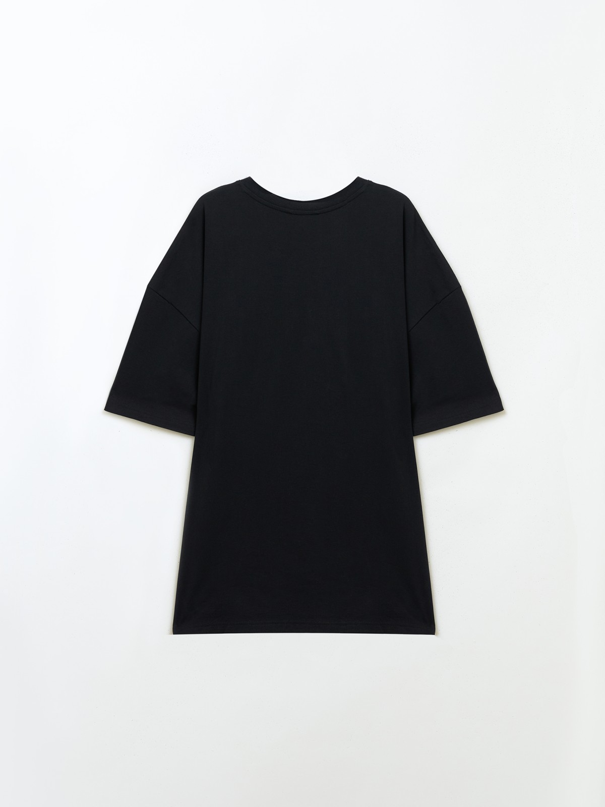 Футболка оверсайз из хлопка с принтом