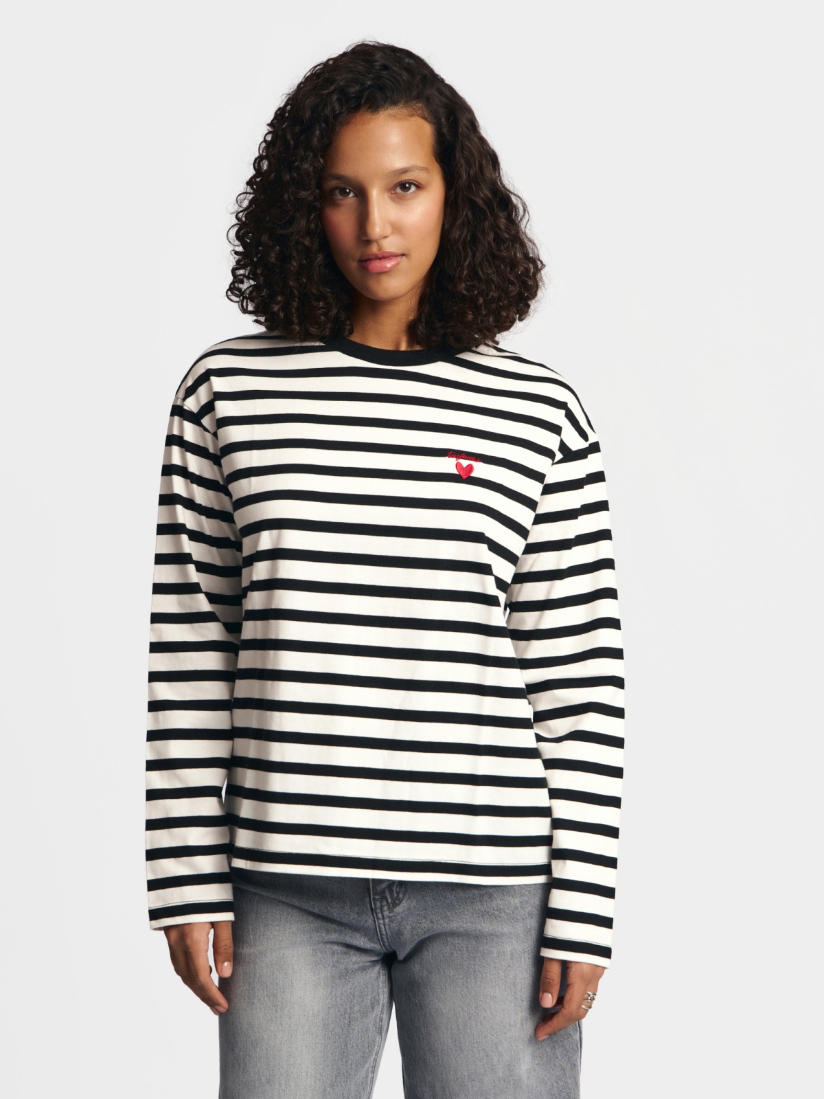 Лонгслив-тельняшка в полоску из хлопка