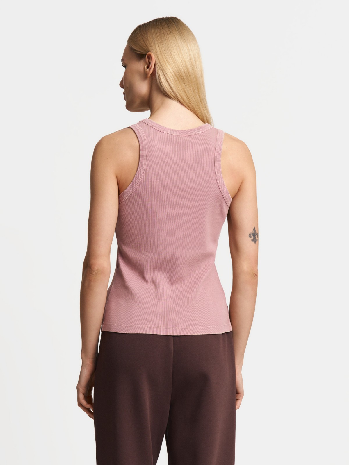 Майка из хлопка без рукавов