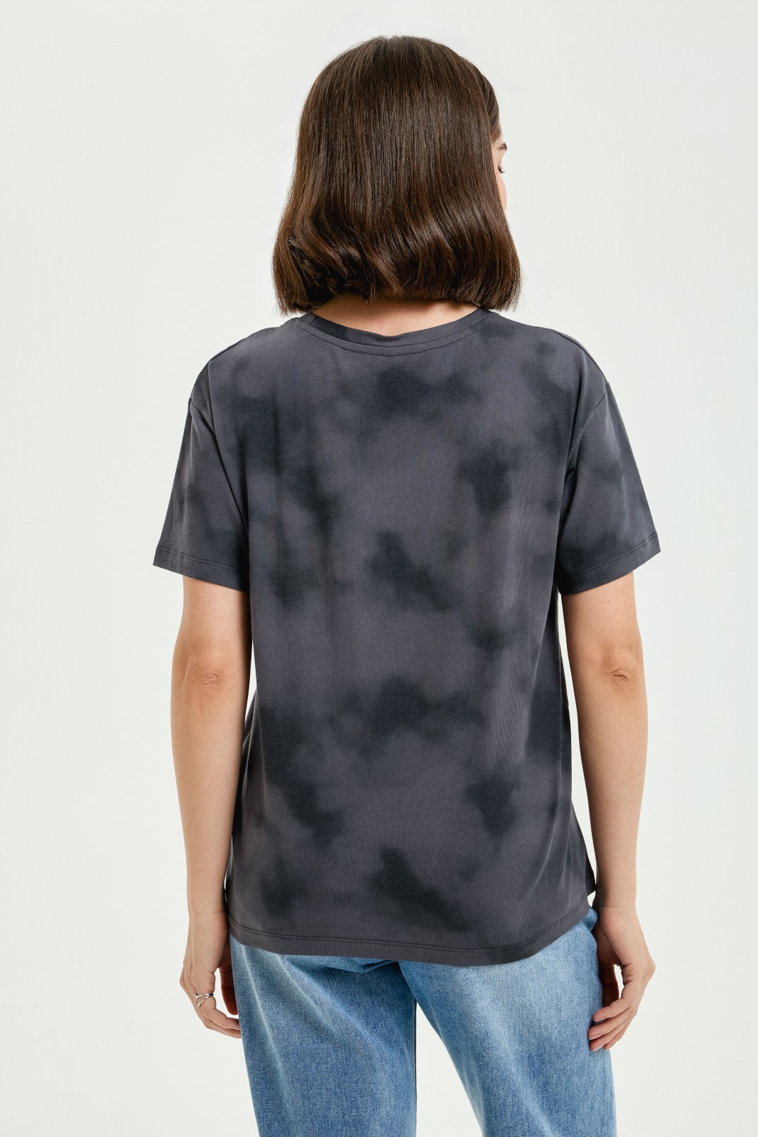 Футболка из хлопка с принтом