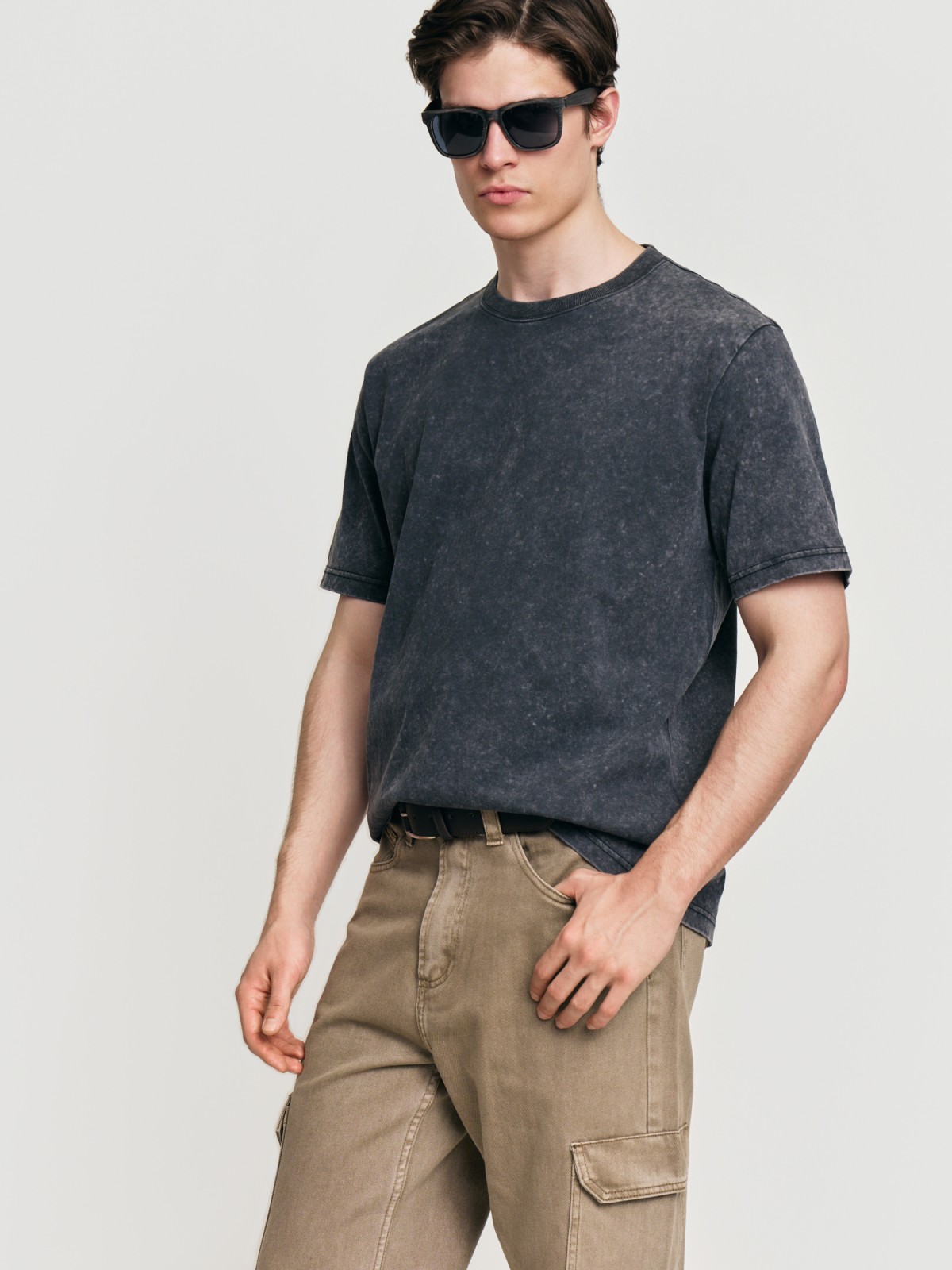 Футболка из хлопка с коротким рукавом