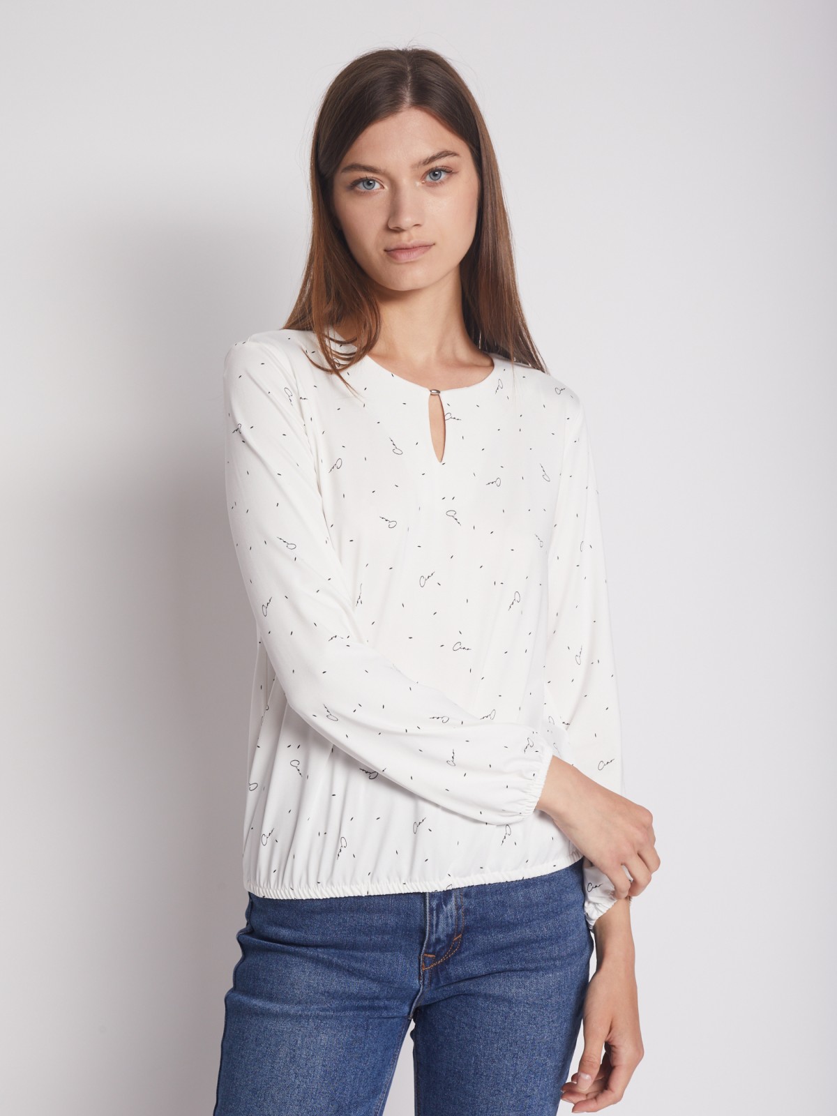 Блузка с принтом