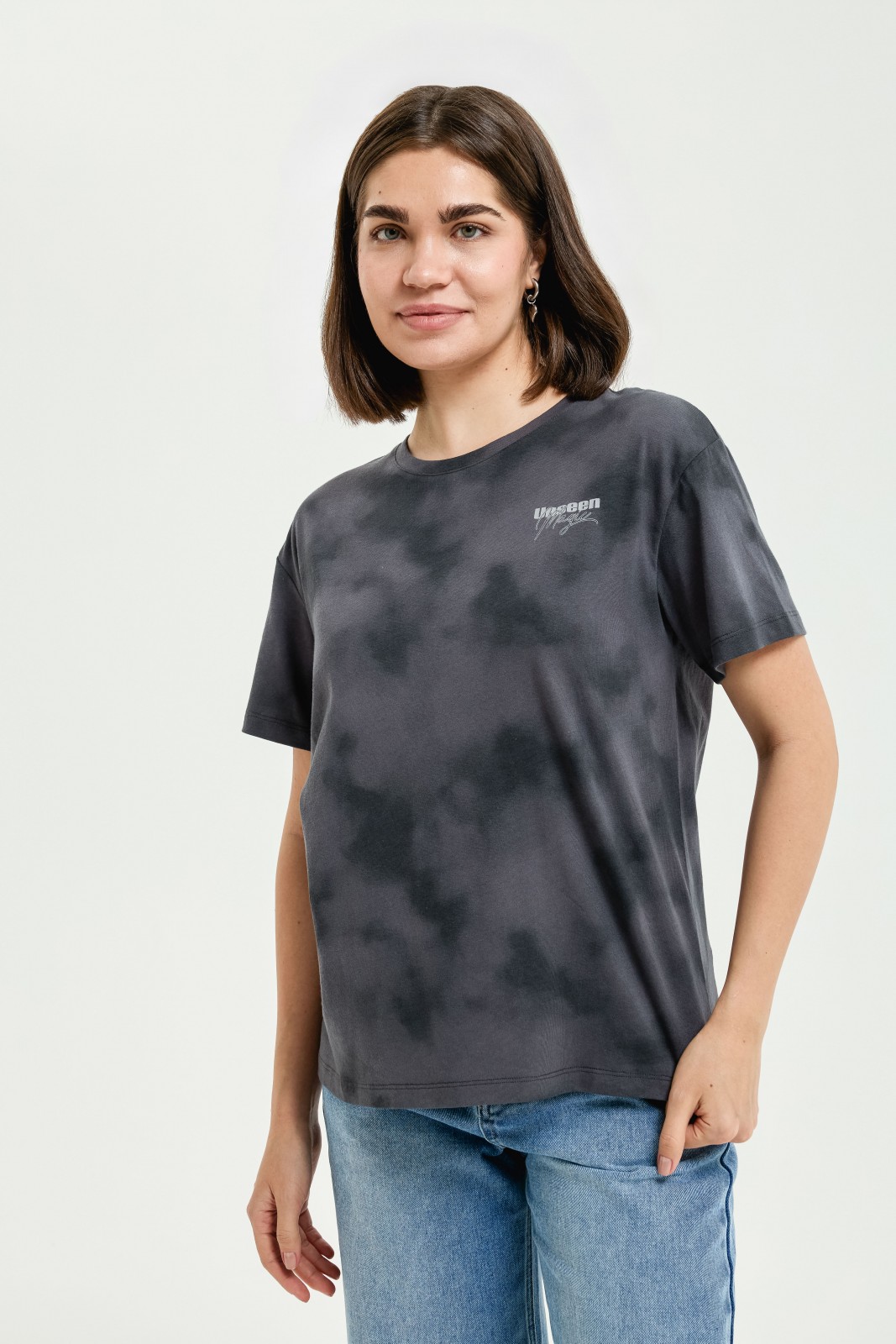 Футболка из хлопка с принтом