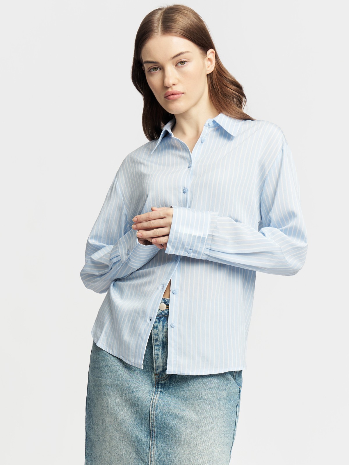 Рубашка в полоску