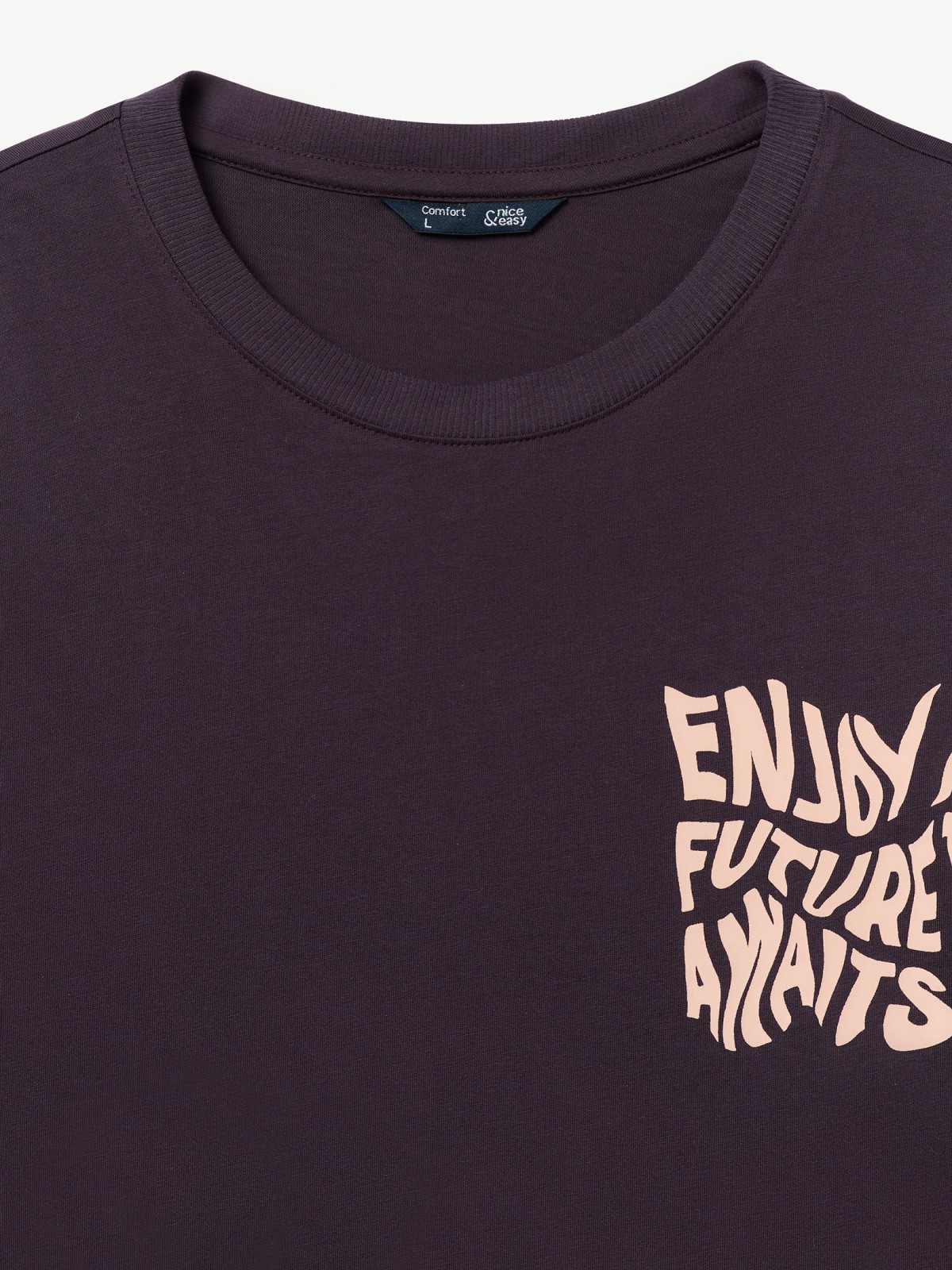 Футболка из хлопка с надписью