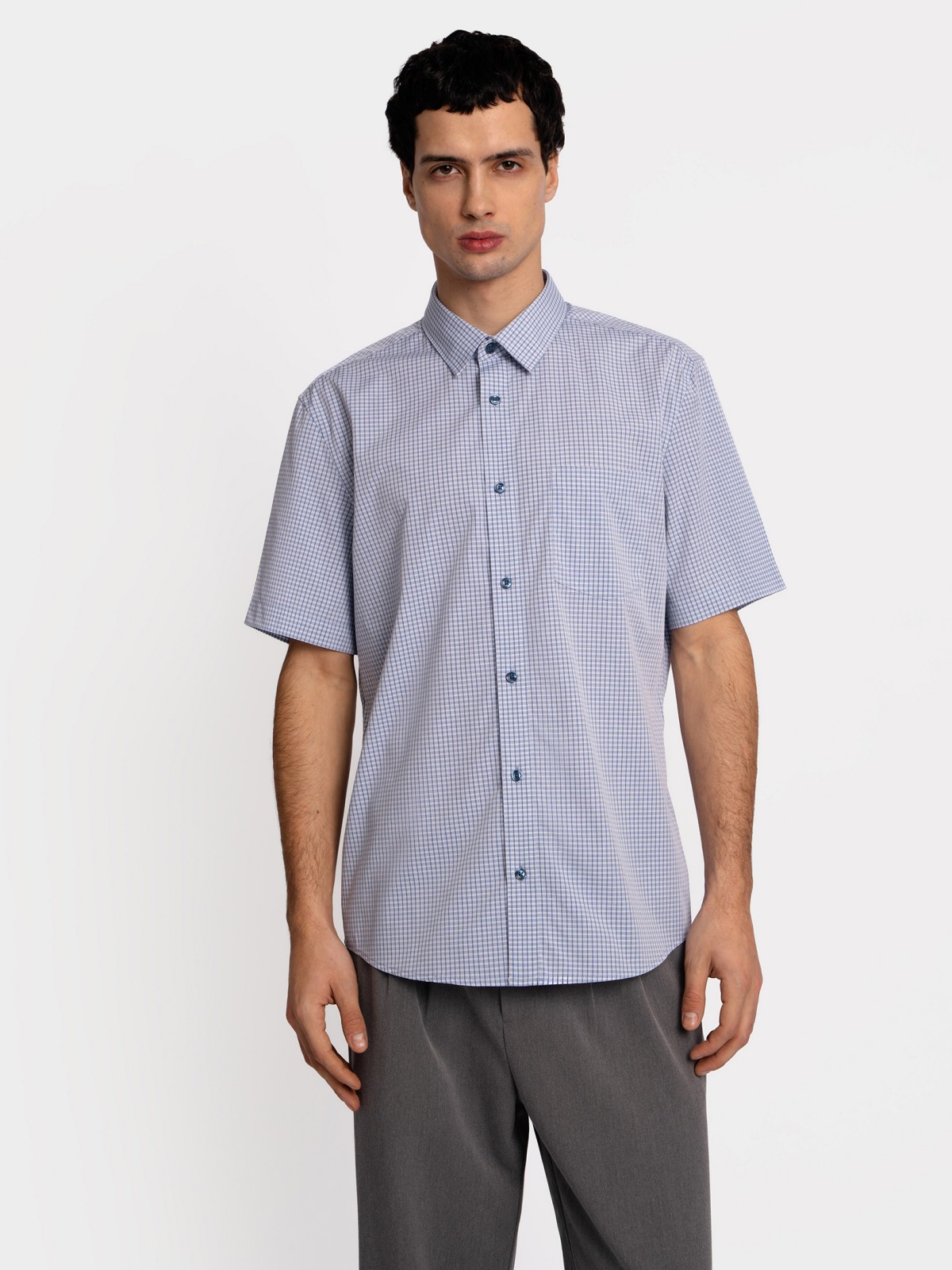 Рубашка с  короткими рукавами