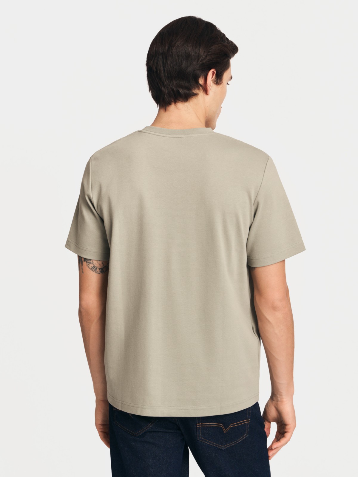 Футболка из хлопка с коротким рукавом