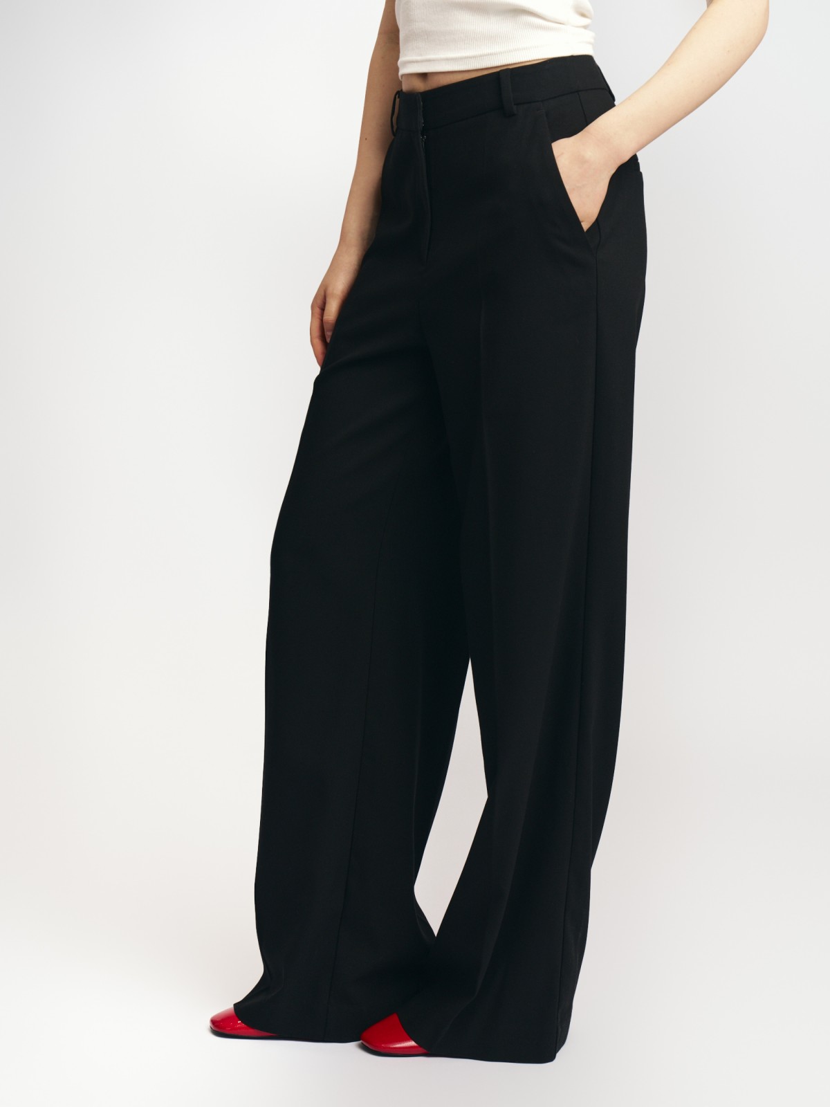 Офисные брюки Bootcut со стрелками