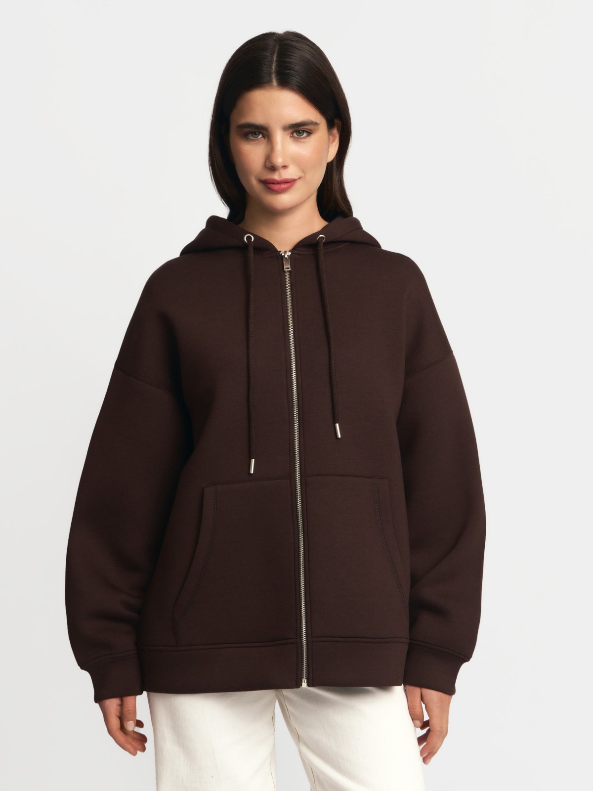 Толстовка на молнии с капюшоном