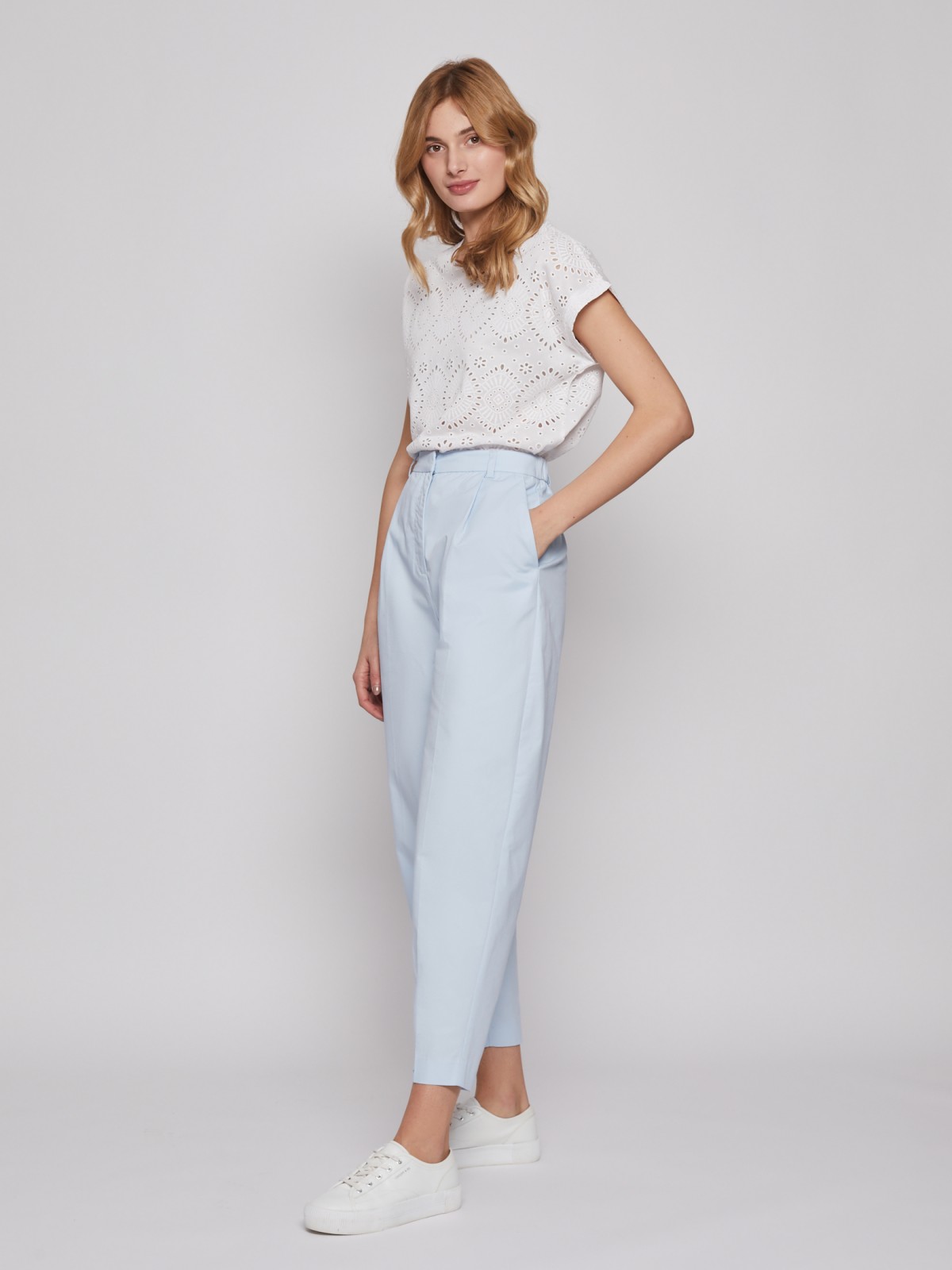 Футболка с ажурным узором