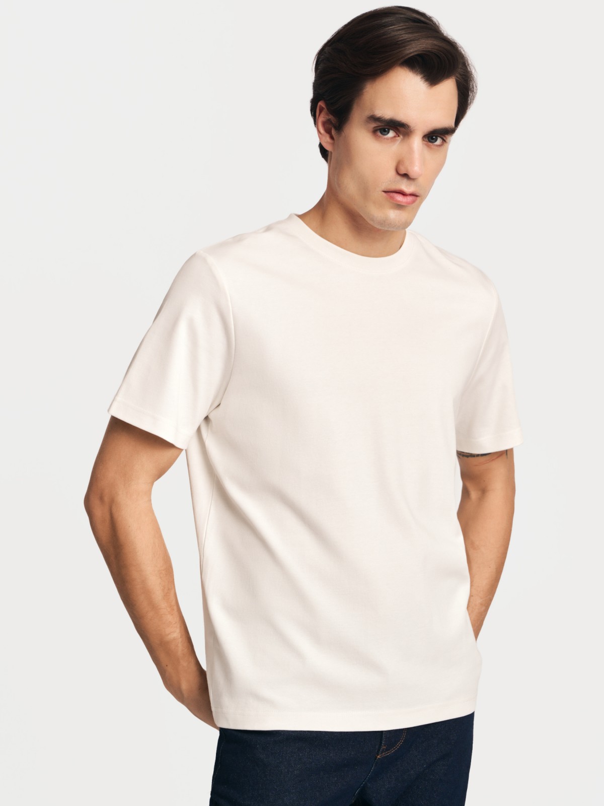 Футболка из хлопка с коротким рукавом