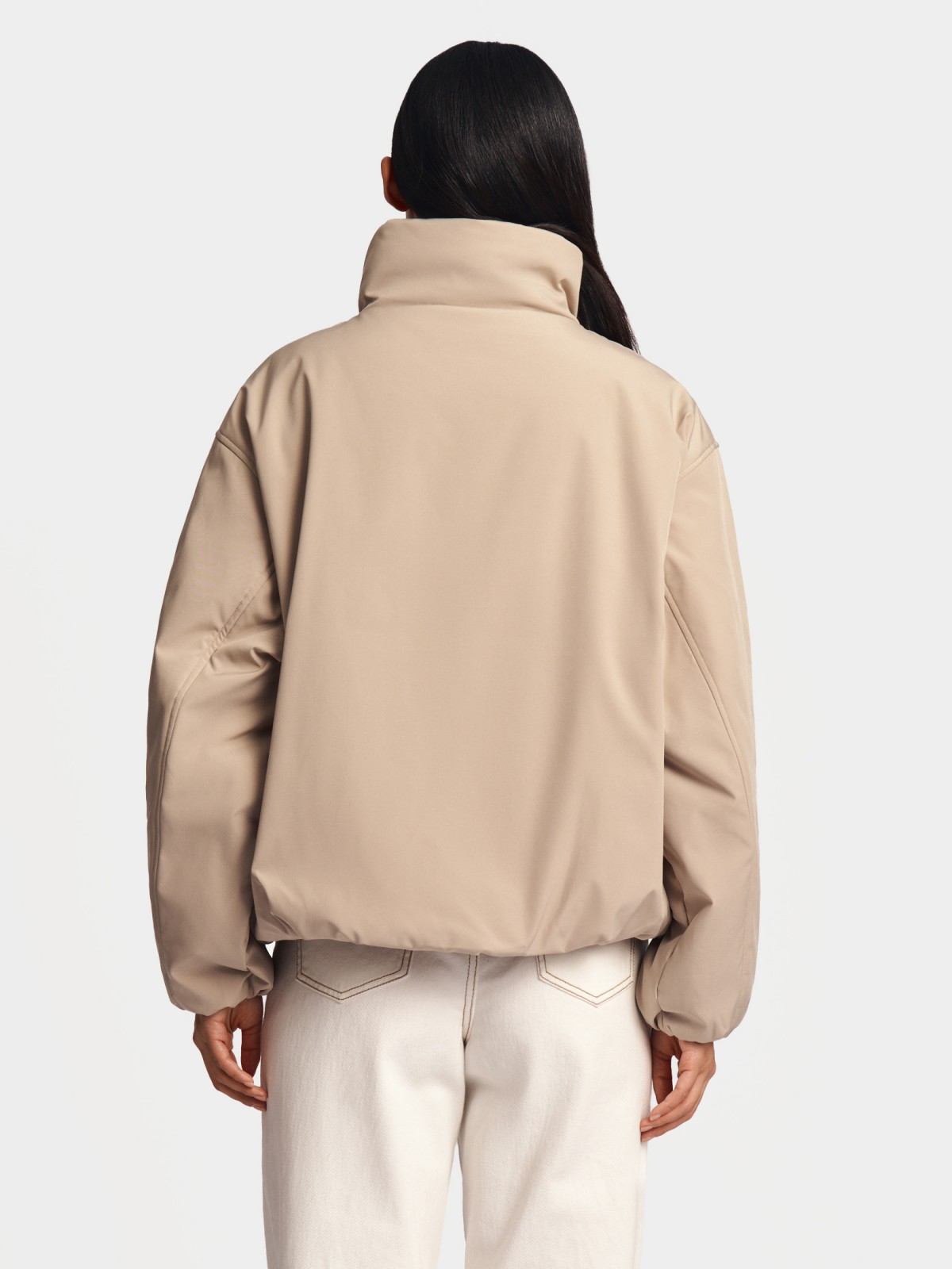 Утеплённая куртка-бомбер на синтепоне