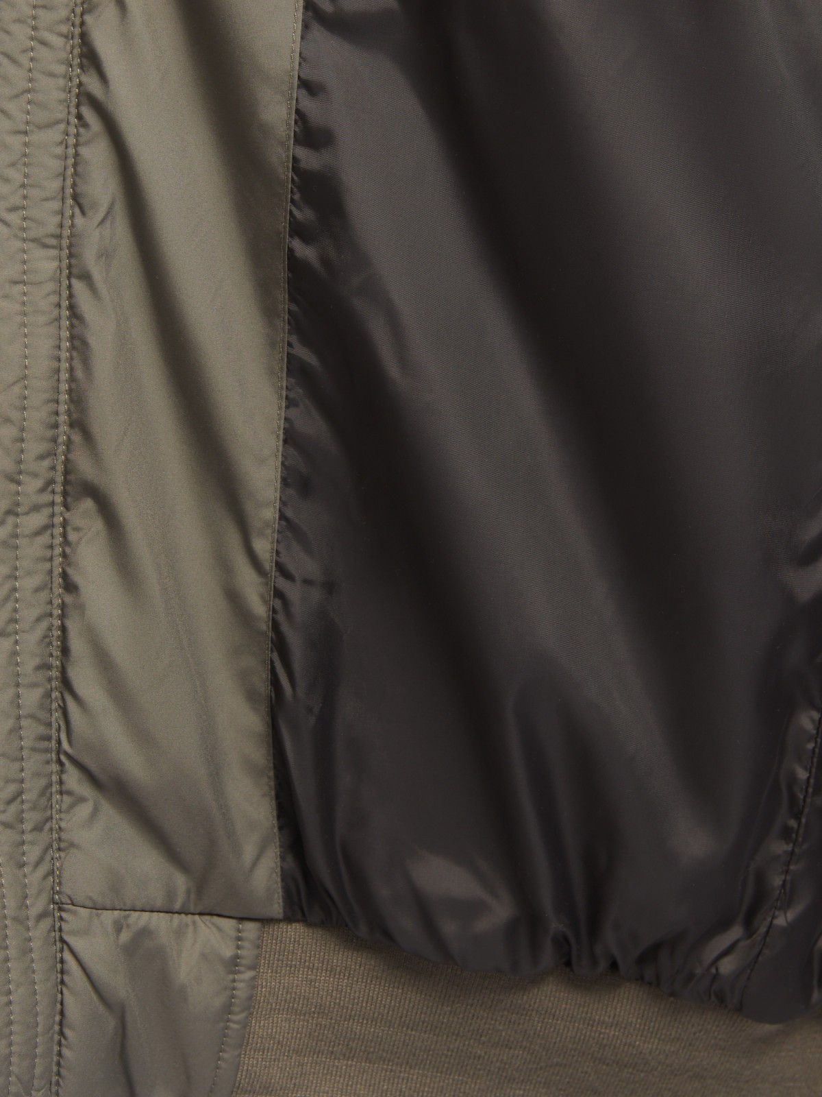 Утеплённая куртка-толстовка с воротником-стойкой zolla 014135102074, цвет хаки, размер S - фото 5