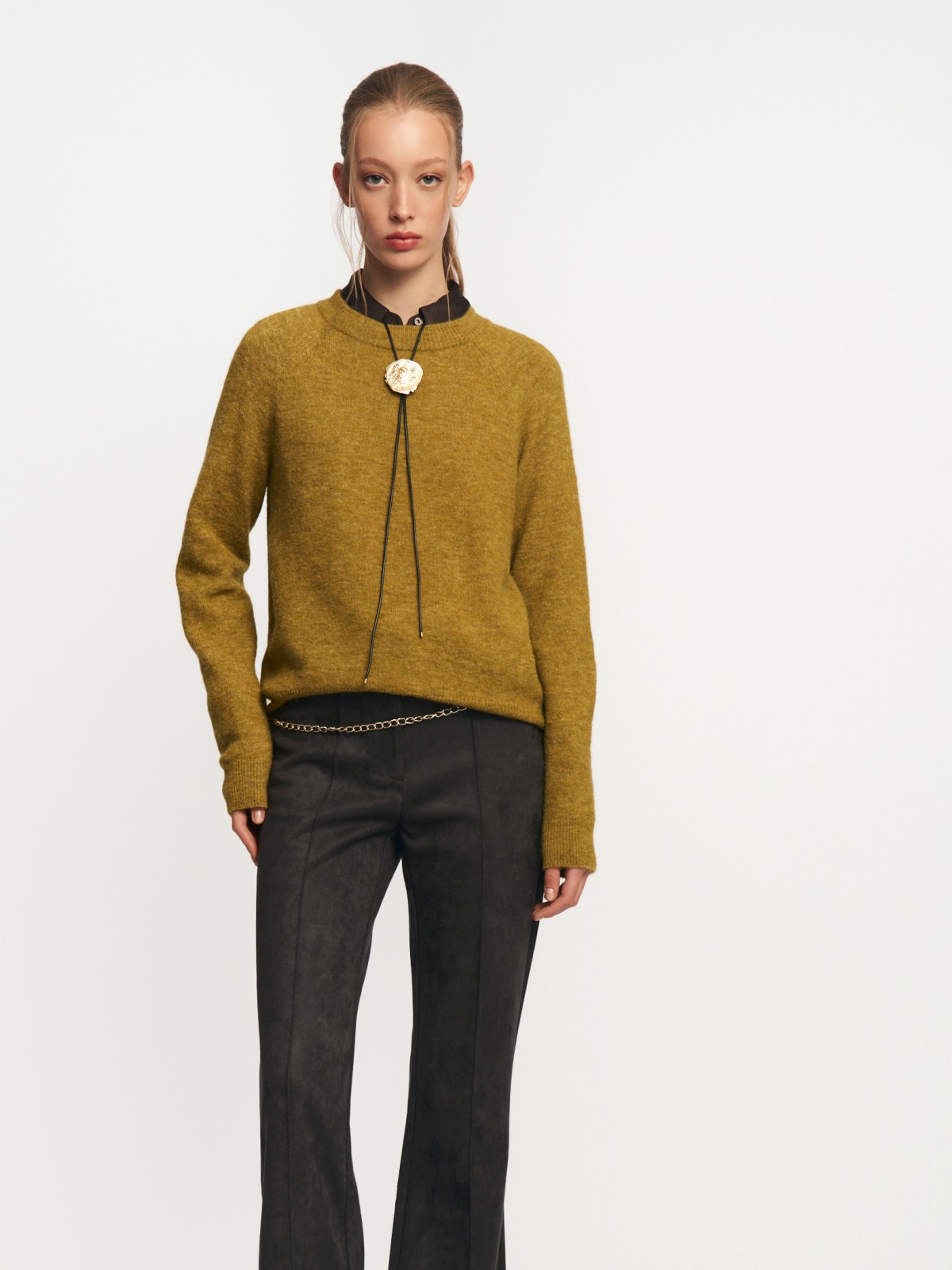 Вязаный джемпер с шерстью