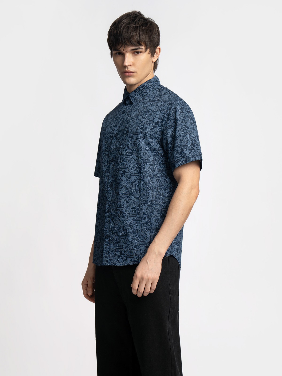 Рубашка с  короткими рукавами