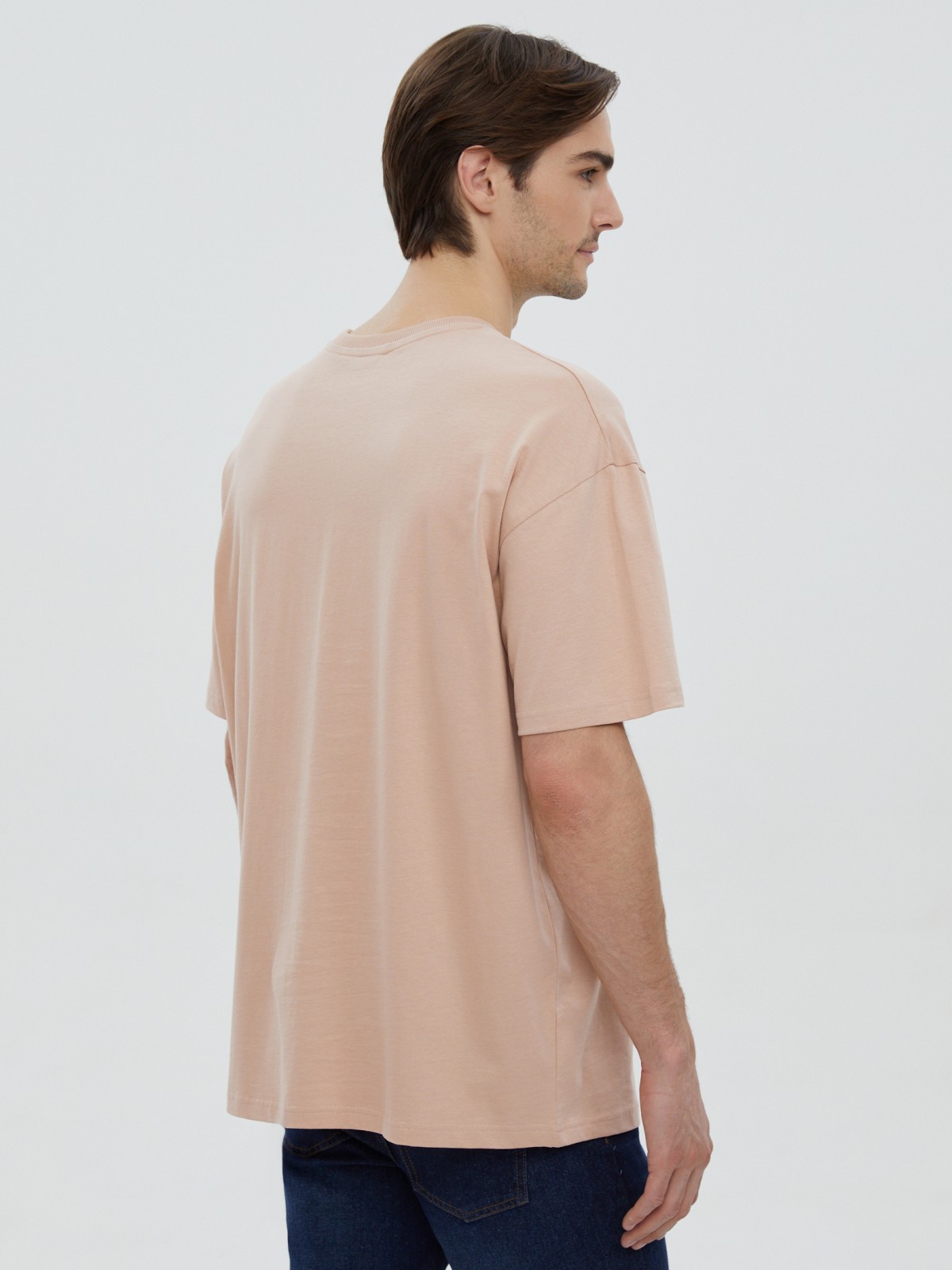 Базовая оверсайз футболка из хлопка