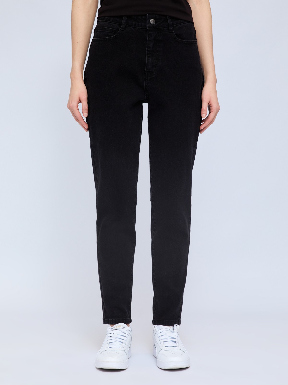 Джинсы силуэта Mom Comfort с высокой посадкой