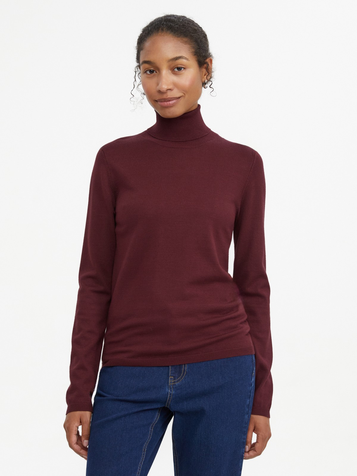 Трикотажная водолазка с горлом