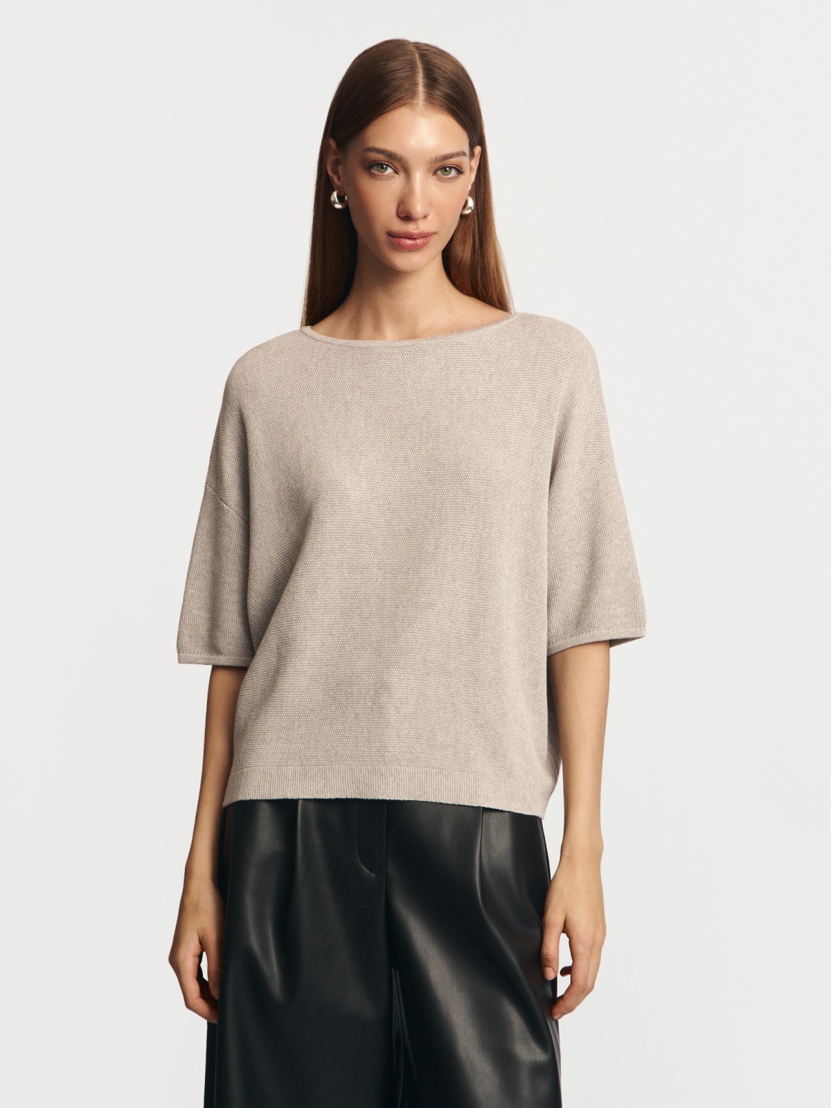 Джемпер с коротким рукавом