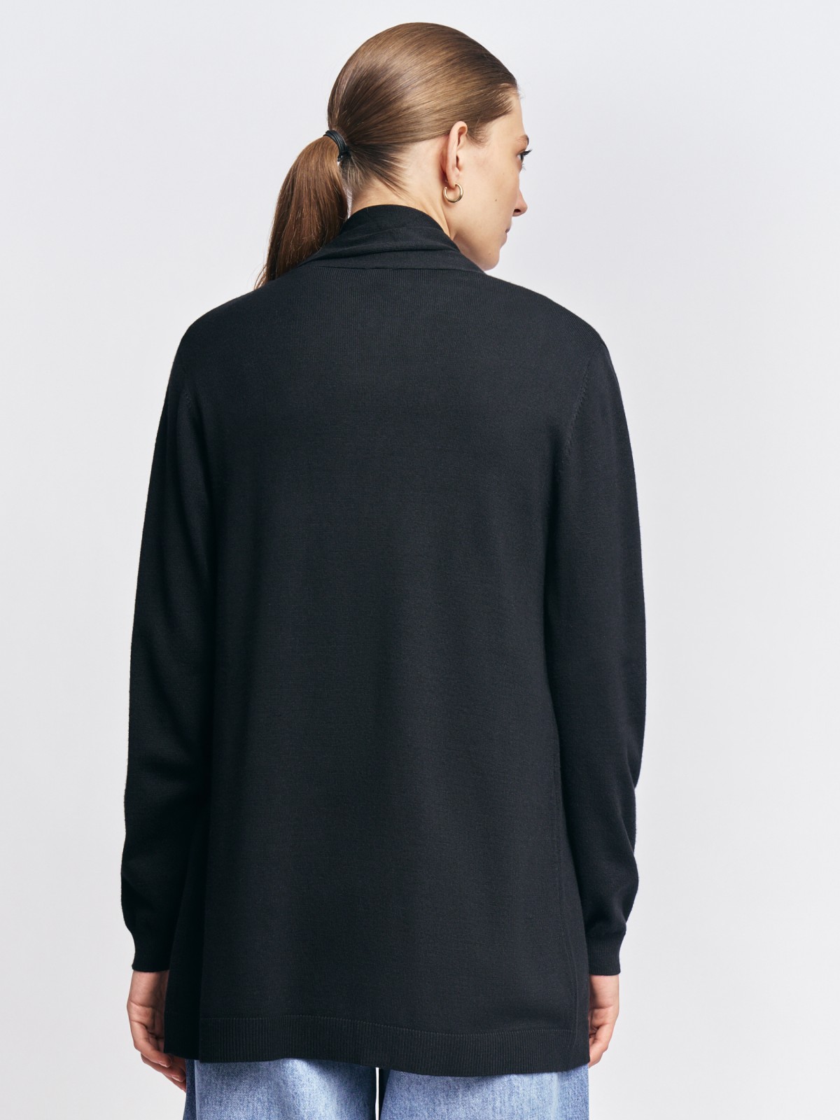 Трикотажный кардиган без застёжки