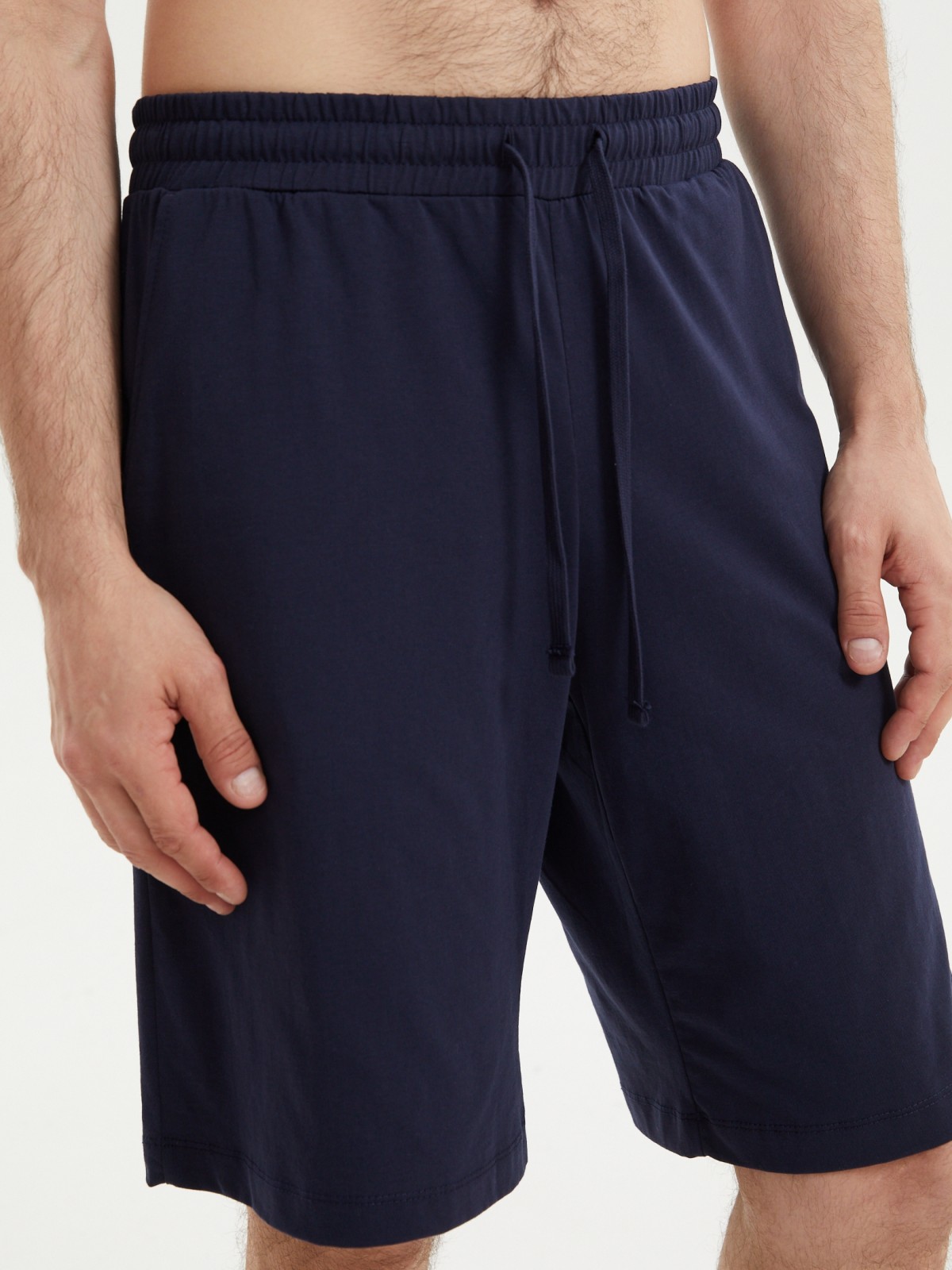 Трикотажные шорты на резинке из хлопка