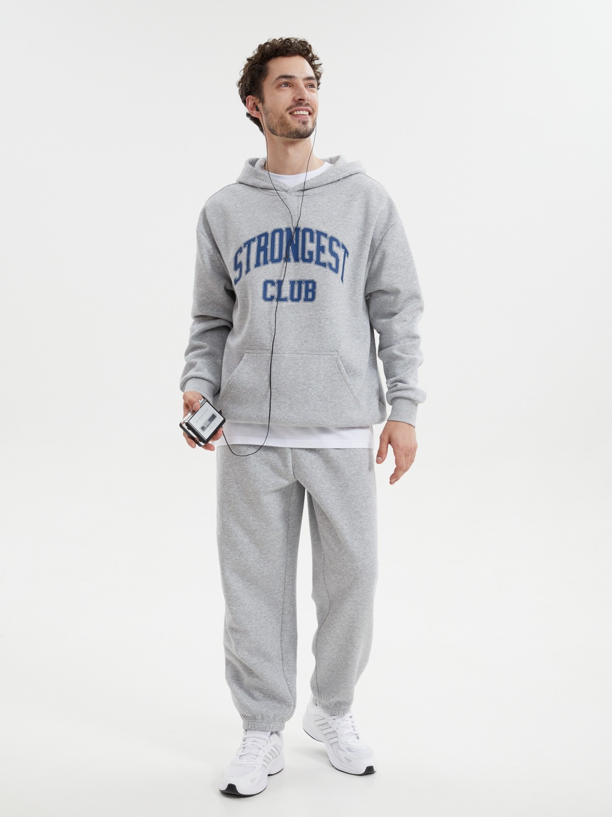 Утеплённые брюки-джоггеры с начёсом 1199₽