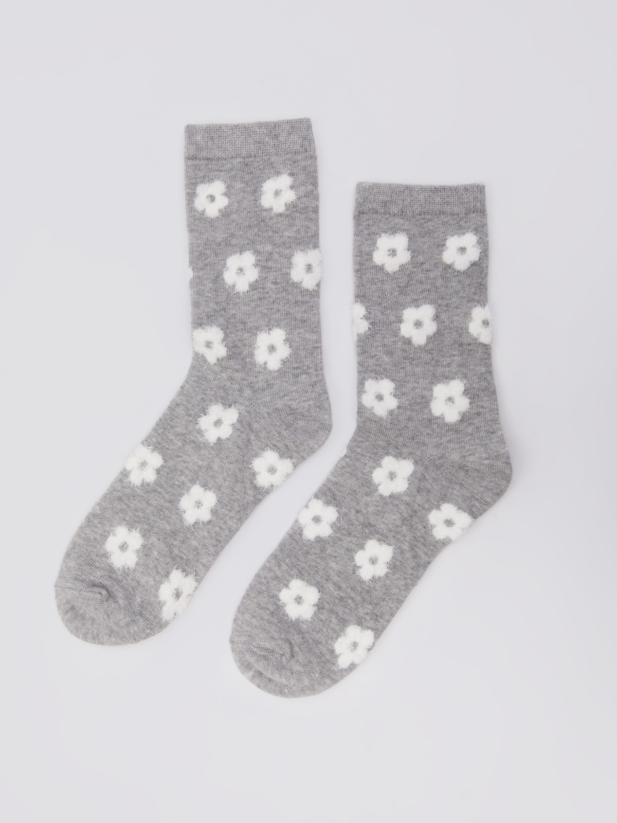 Набор высоких носков (3 пары в комплекте) zolla 024119962195, цвет черный, размер 23-25 - фото 3