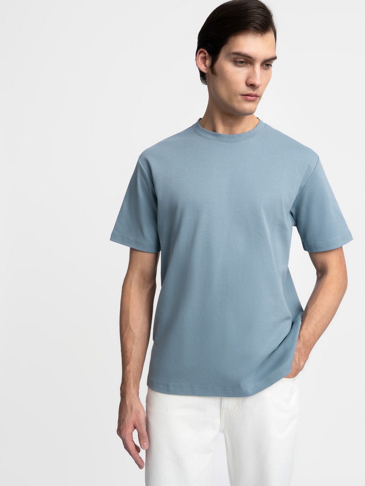 Футболка из хлопка с коротким рукавом