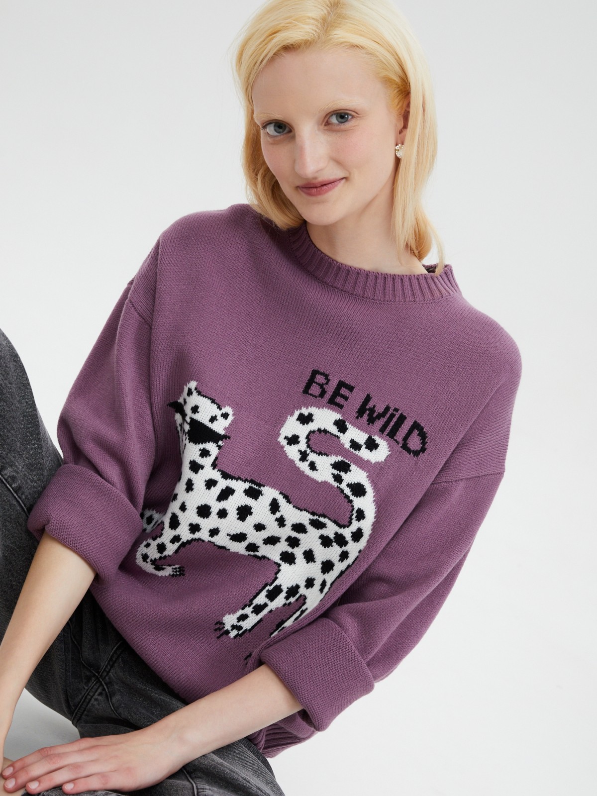 Вязаный джемпер с узором