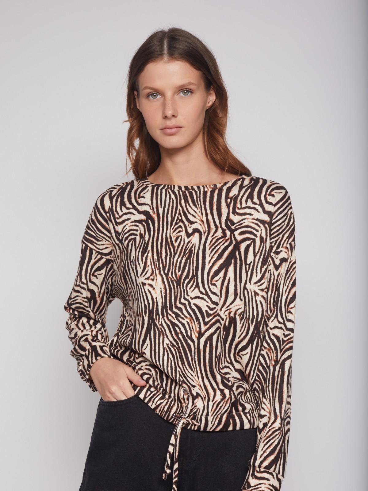 Джемпер на кулиске