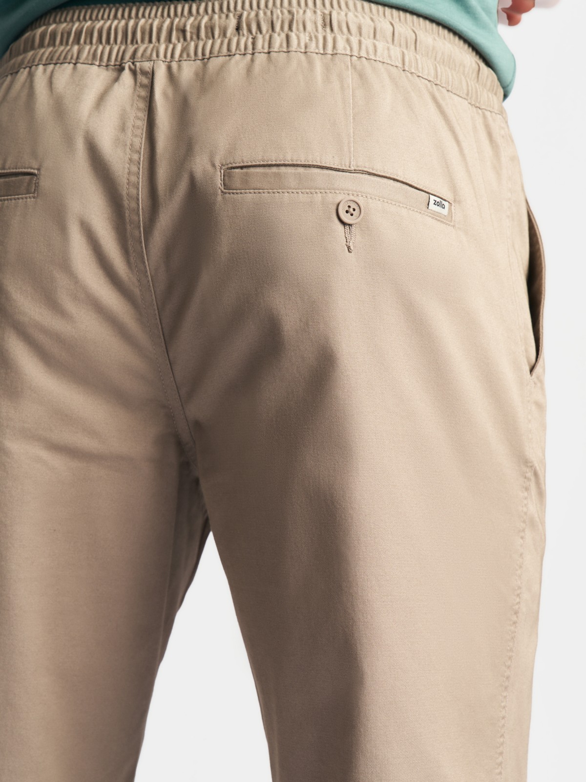 Брюки-джоггеры из хлопка на резинке