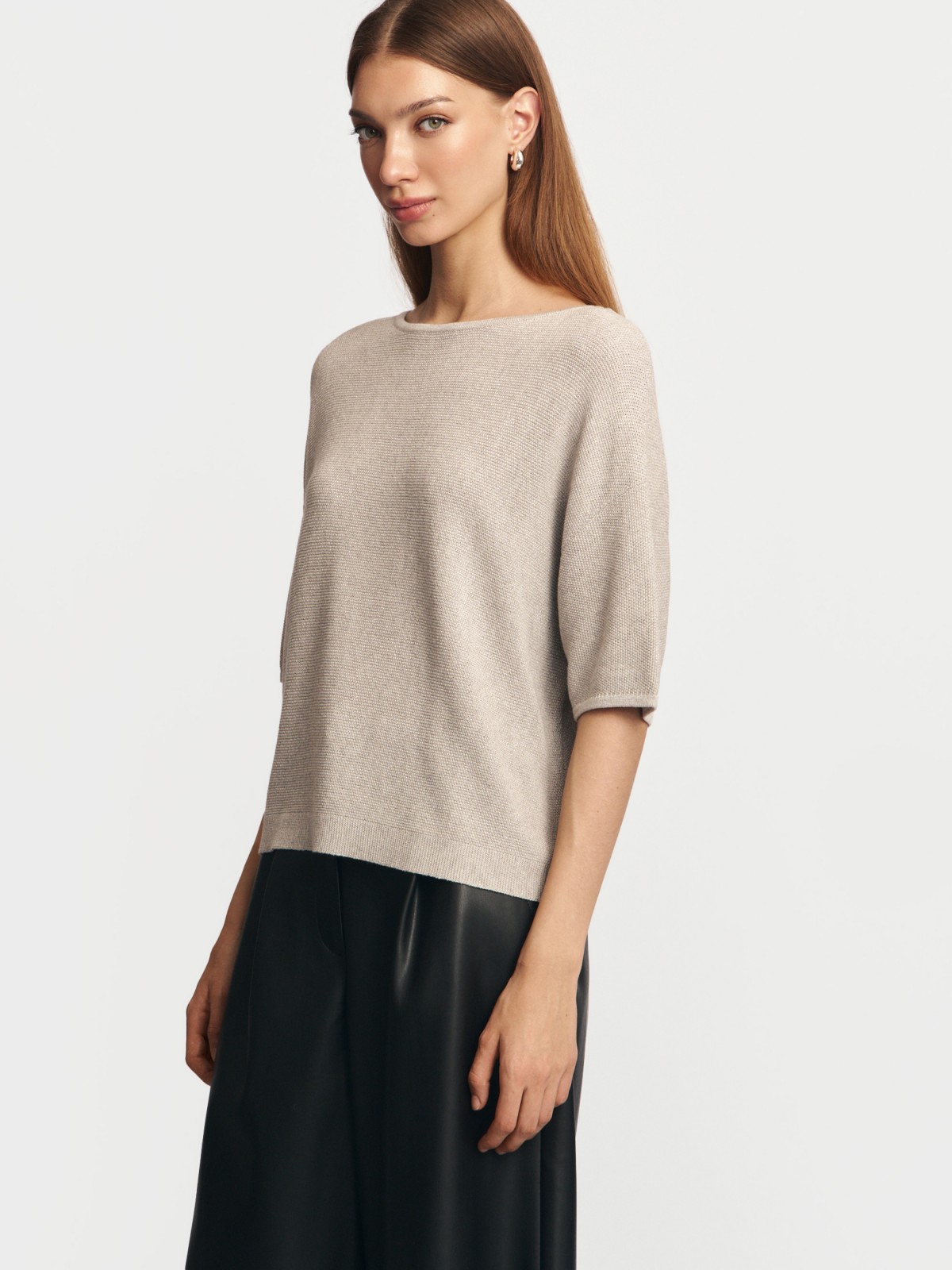 Джемпер с коротким рукавом