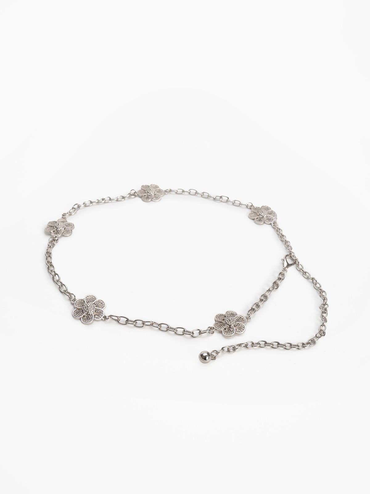 Металлический пояс-цепочка