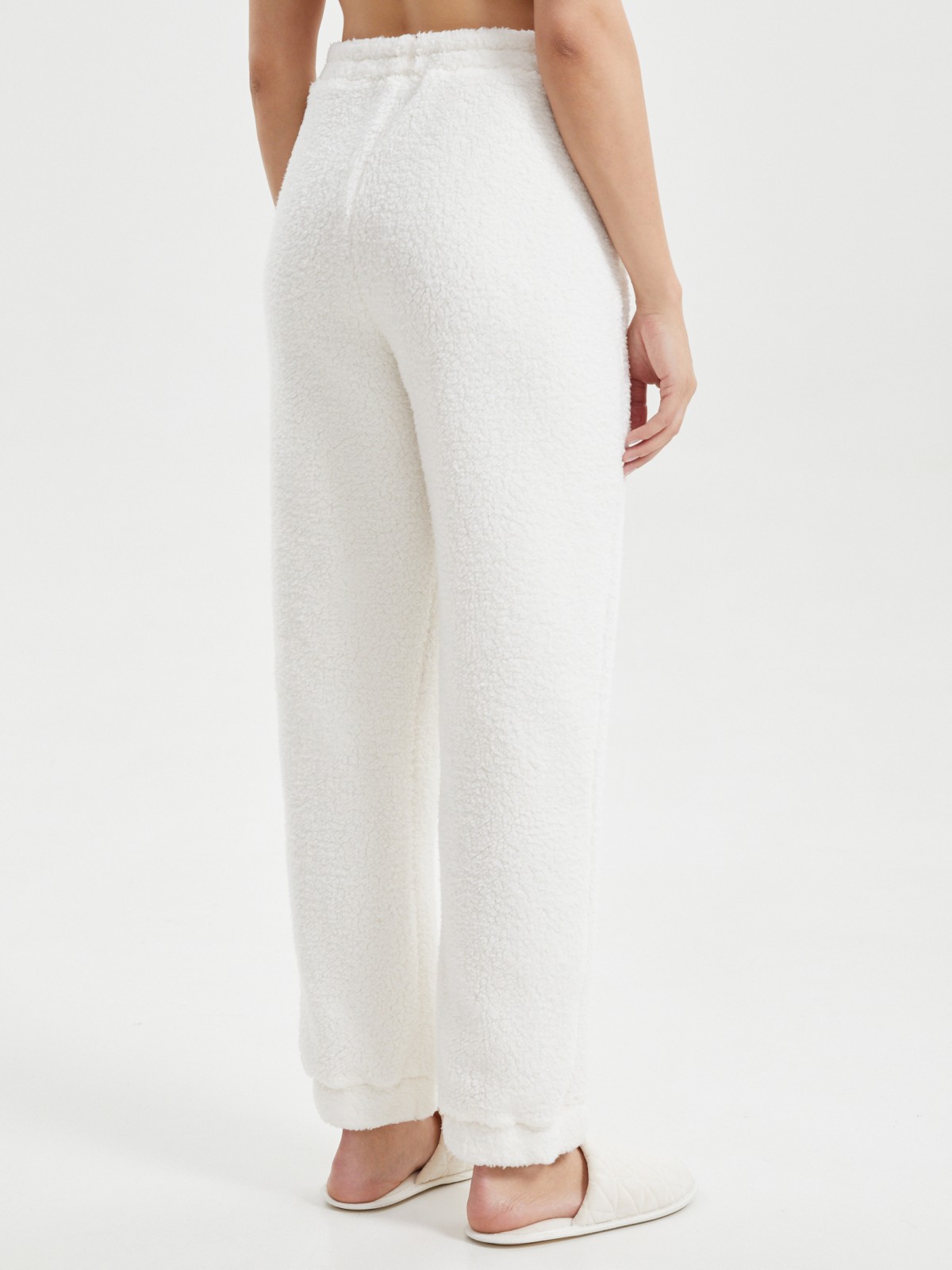 Штаны-джоггеры на резинке из экомеха