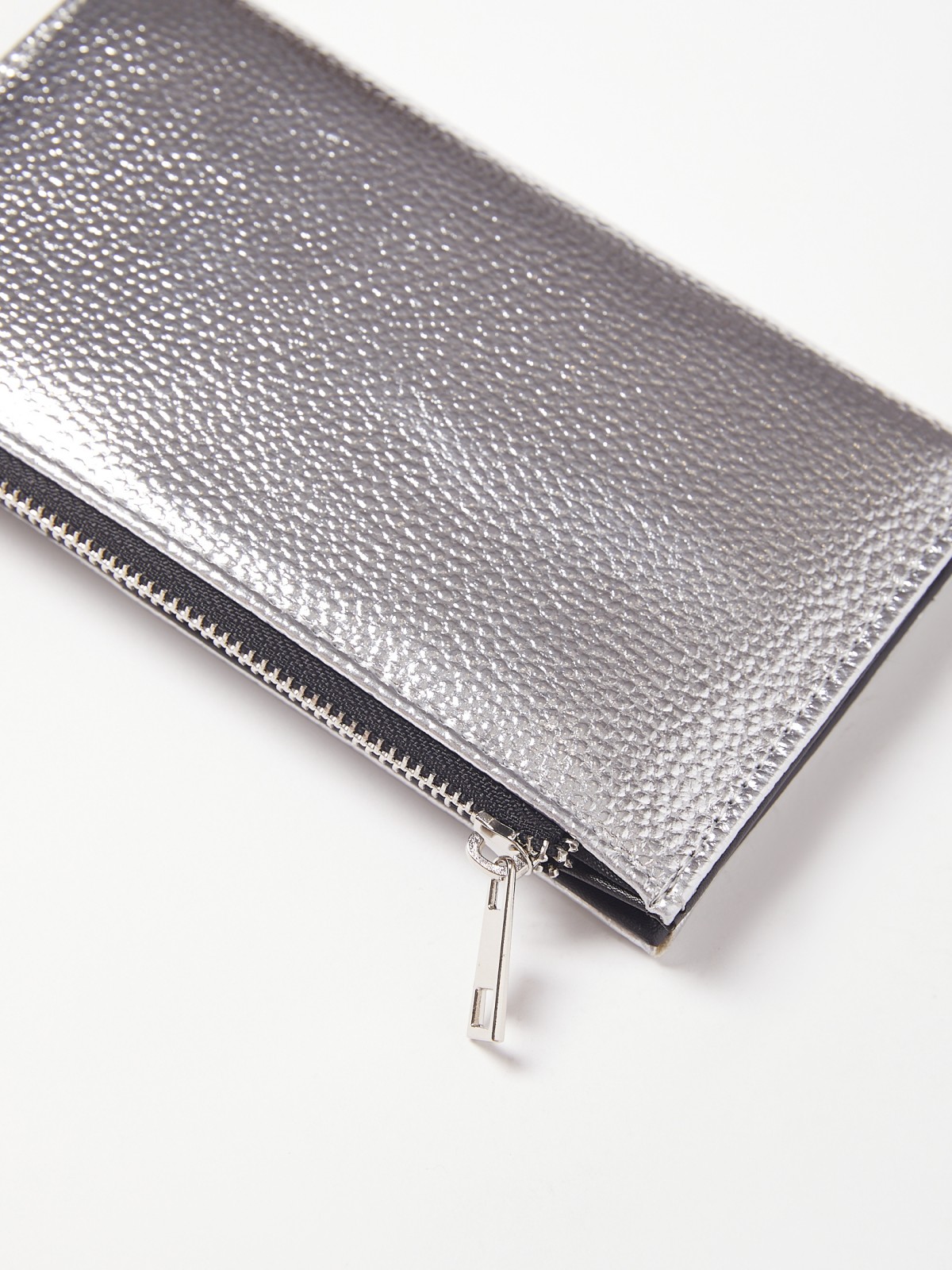Серебристый кошелёк-визитница zolla 02142948L235, цвет серебряный, размер No_size - фото 2