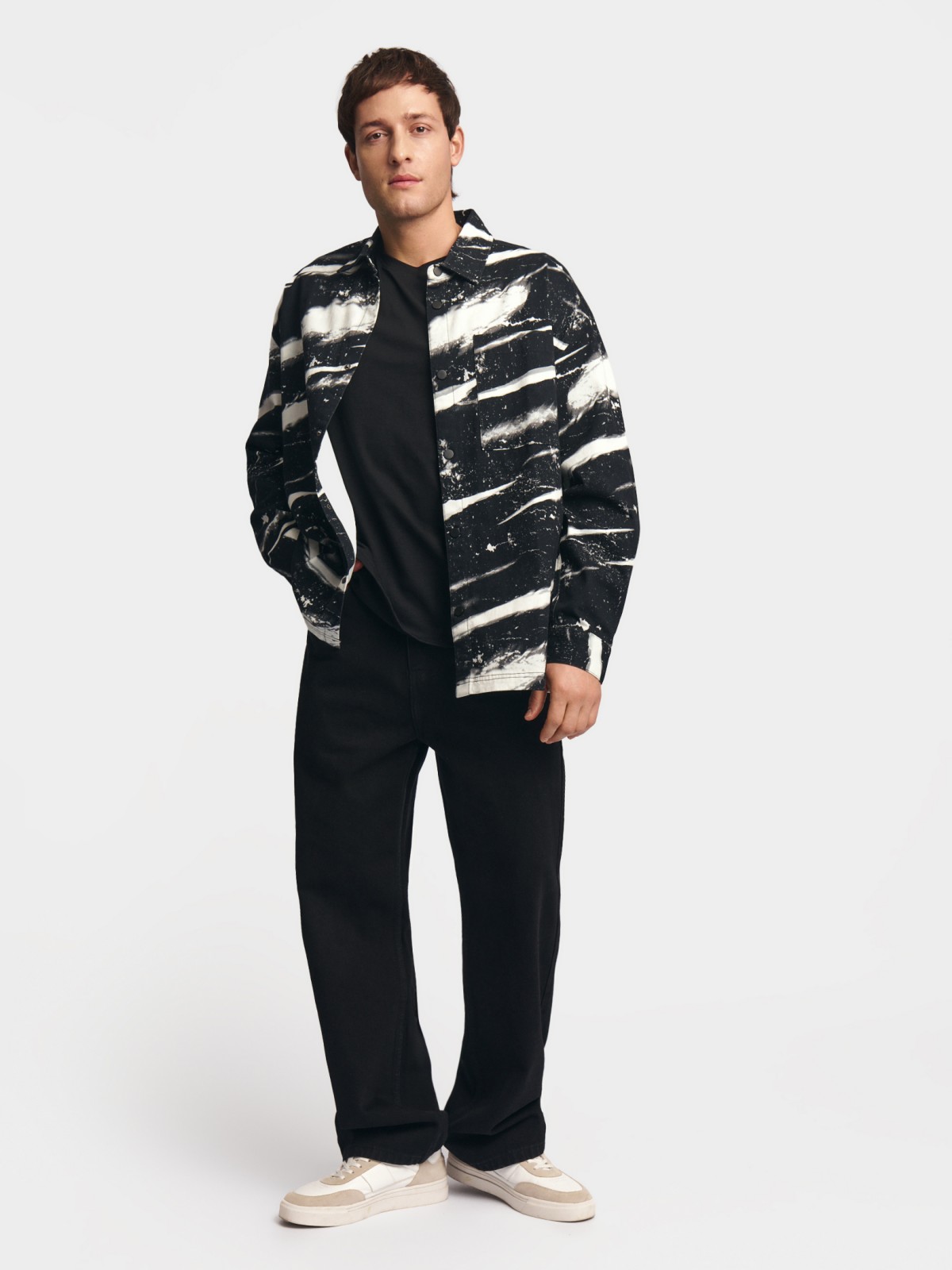 Рубашка с длинными  рукавами