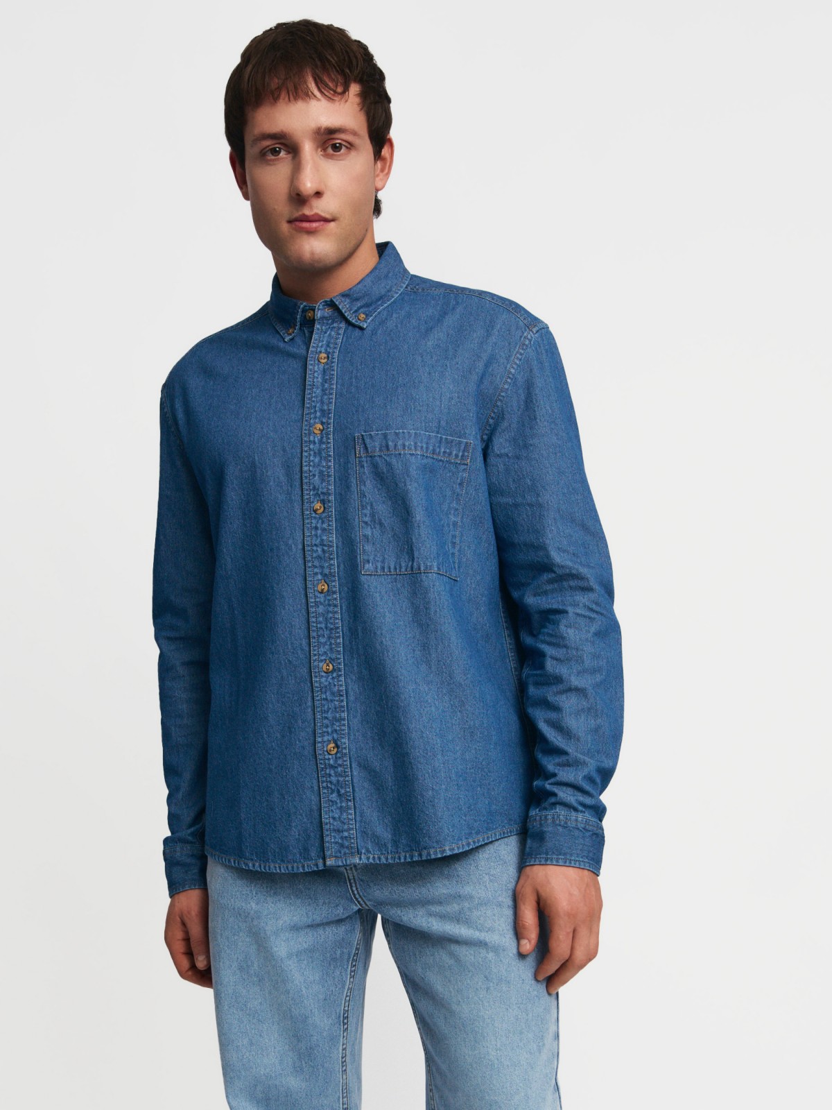 Рубашка с длинными  рукавами