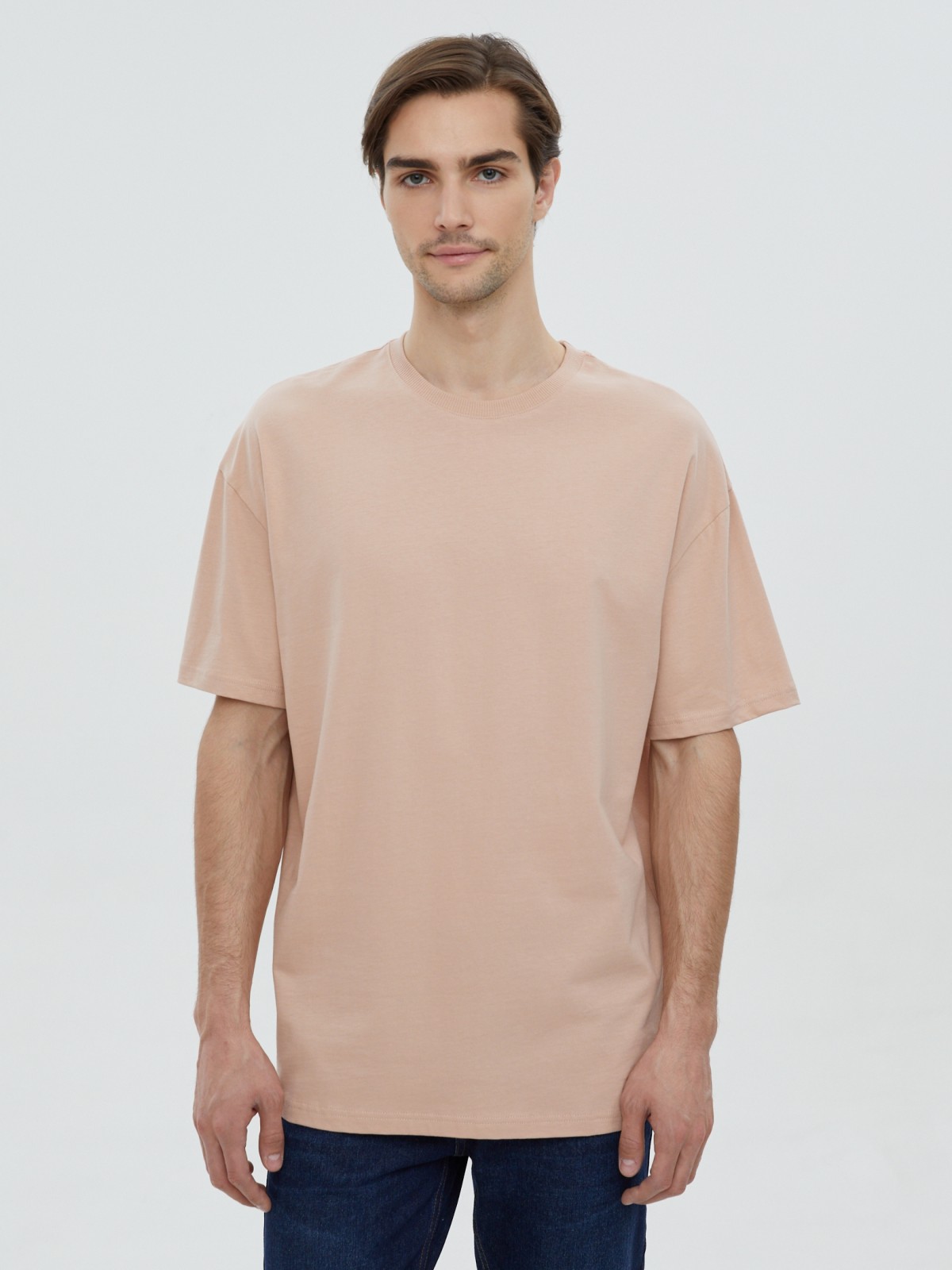 Базовая оверсайз футболка из хлопка