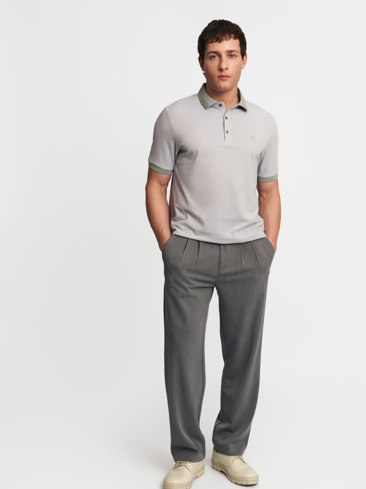 Футболка поло с коротким рукавом