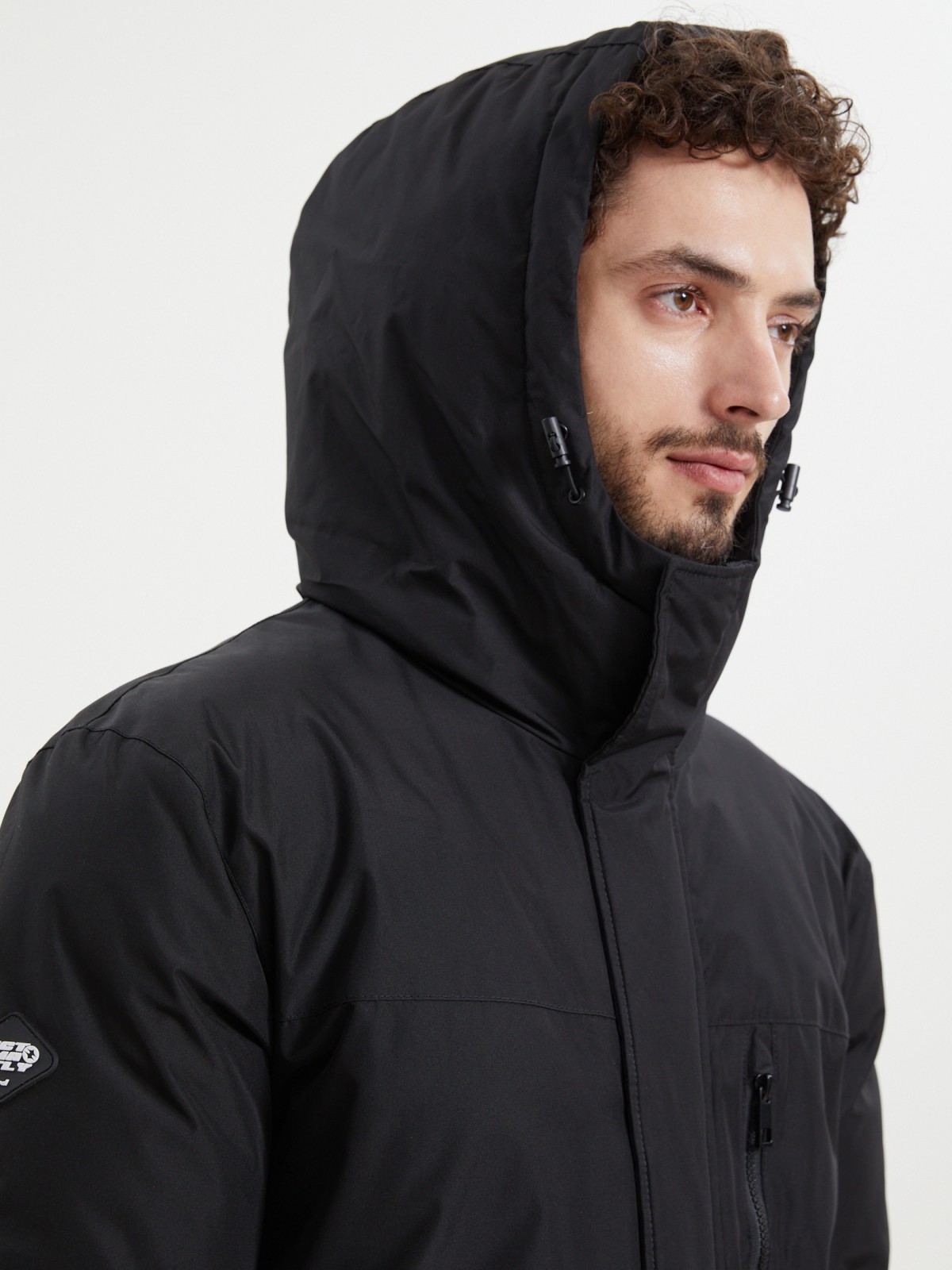 Куртка с капюшоном и утеплителем